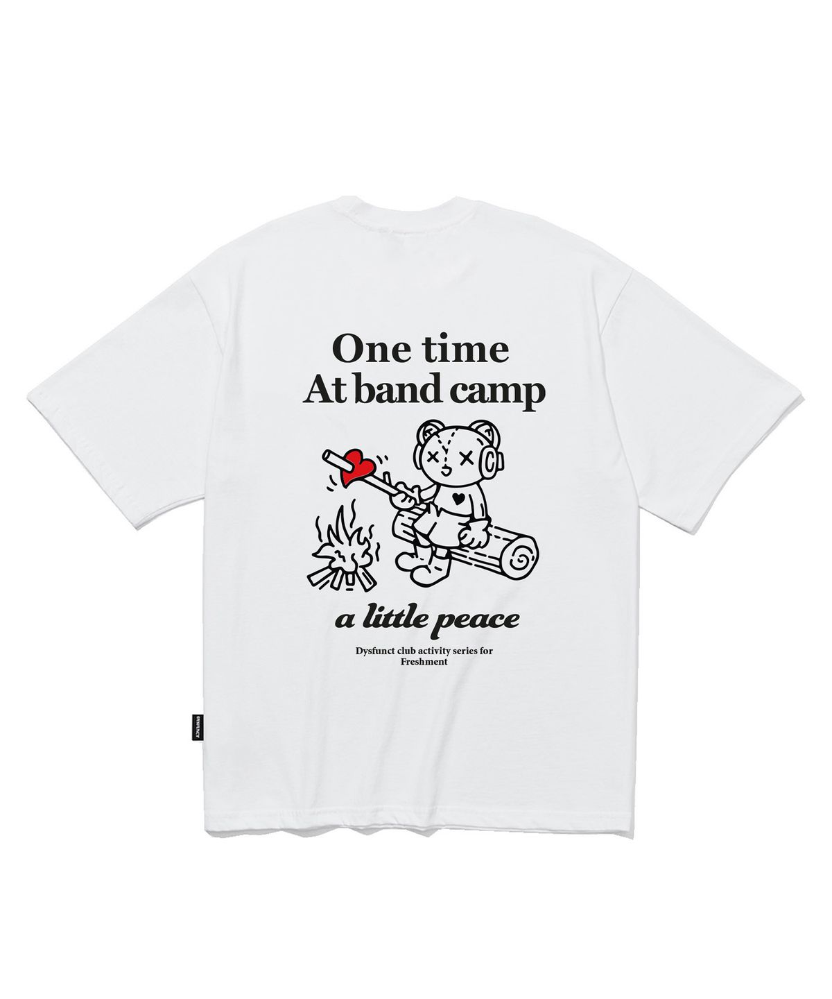 디스펑트(DYSFUNCT) BAND CAMP T-SHIRT (WHITE)