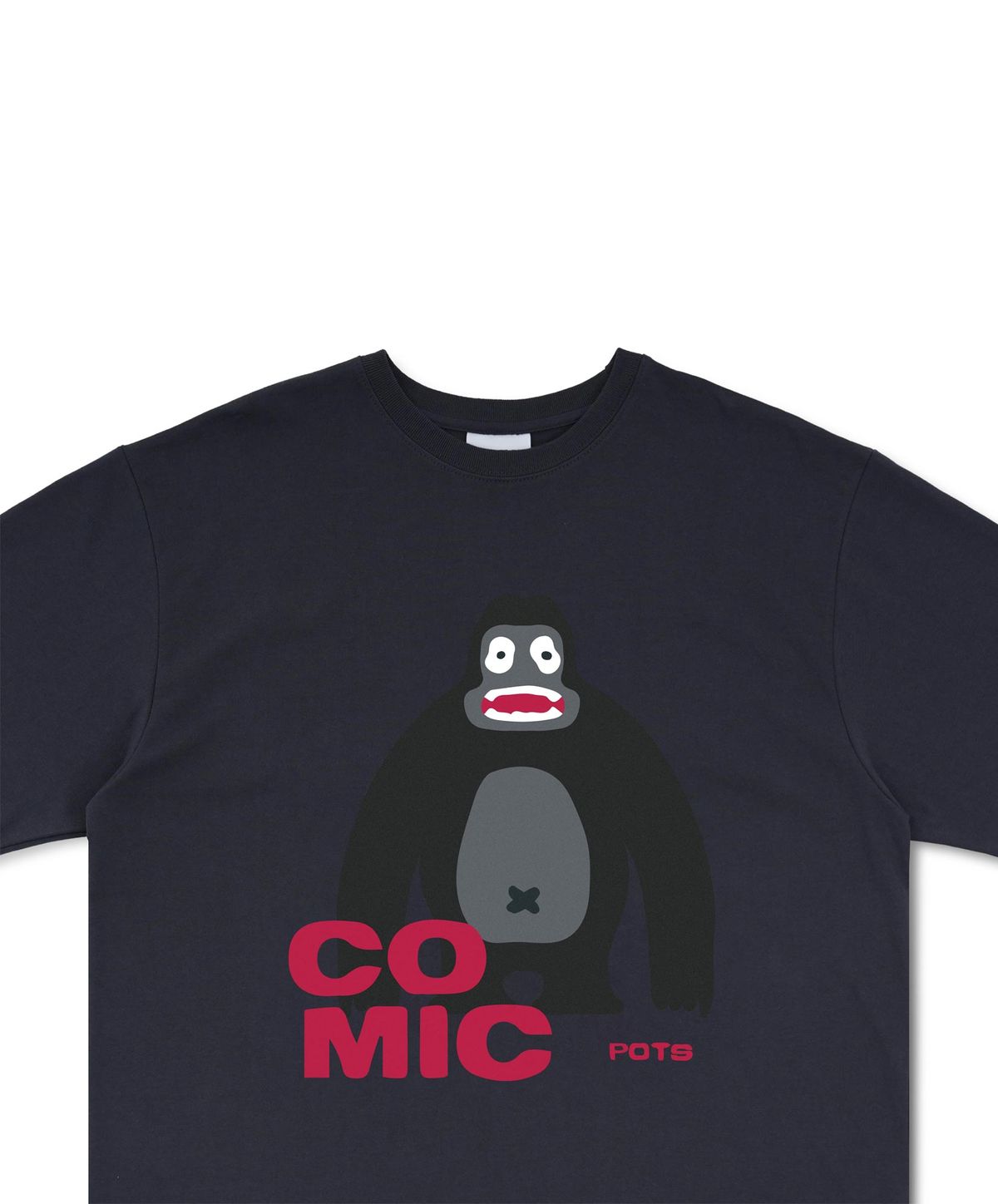 퍼츠(POTS) GORILLA TEE [CHACOAL]
