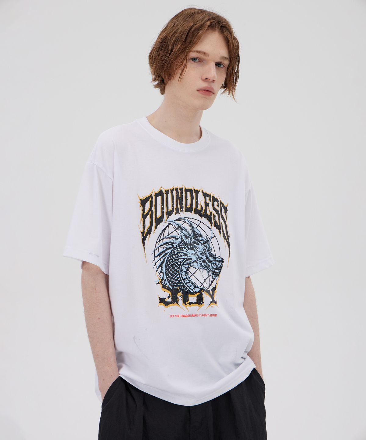 디스펑트(DYSFUNCT) THE DRAGON T-SHIRT (WHITE)