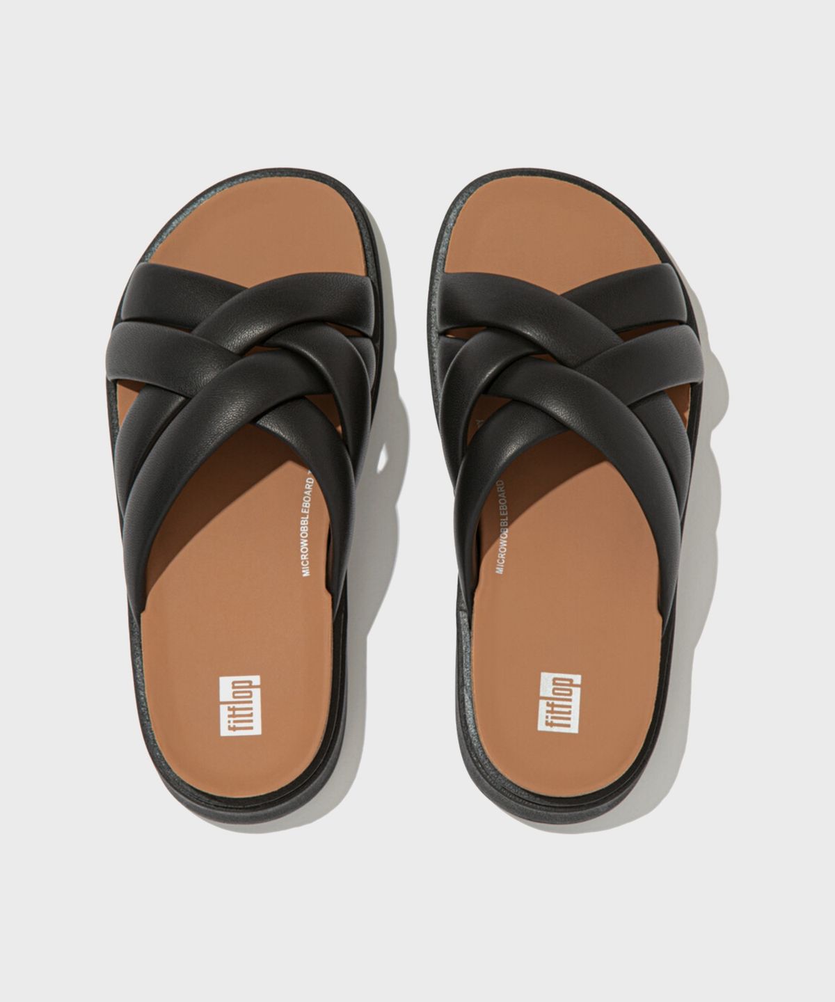핏플랍(FITFLOP) 젠-FF 패디드 스트랩 슬라이드 All Black