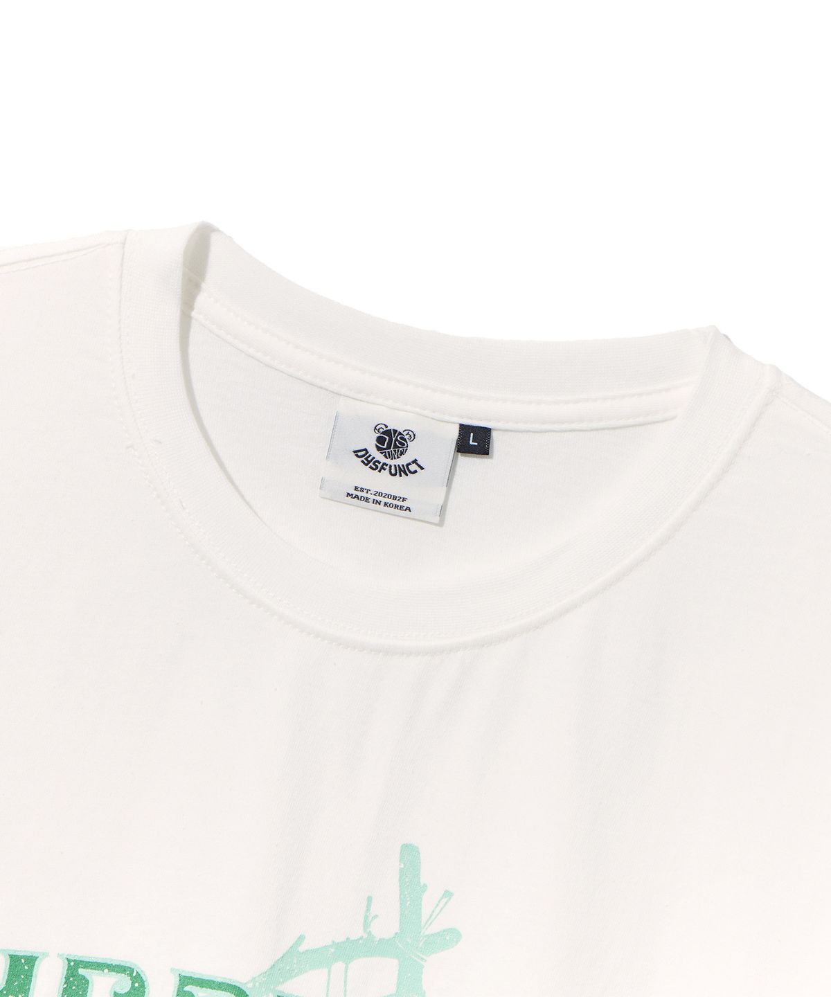 디스펑트(DYSFUNCT) DREAM CATCHER PIGMENT T-SHIRT (CREAM)