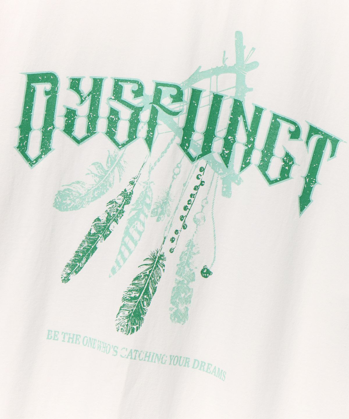 디스펑트(DYSFUNCT) DREAM CATCHER PIGMENT T-SHIRT (CREAM)