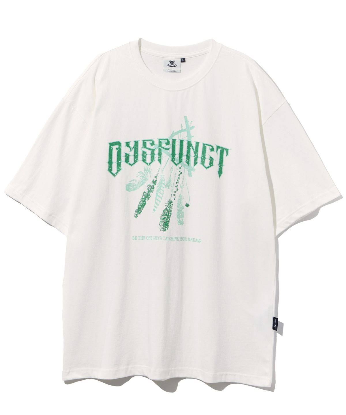디스펑트(DYSFUNCT) DREAM CATCHER PIGMENT T-SHIRT (CREAM)
