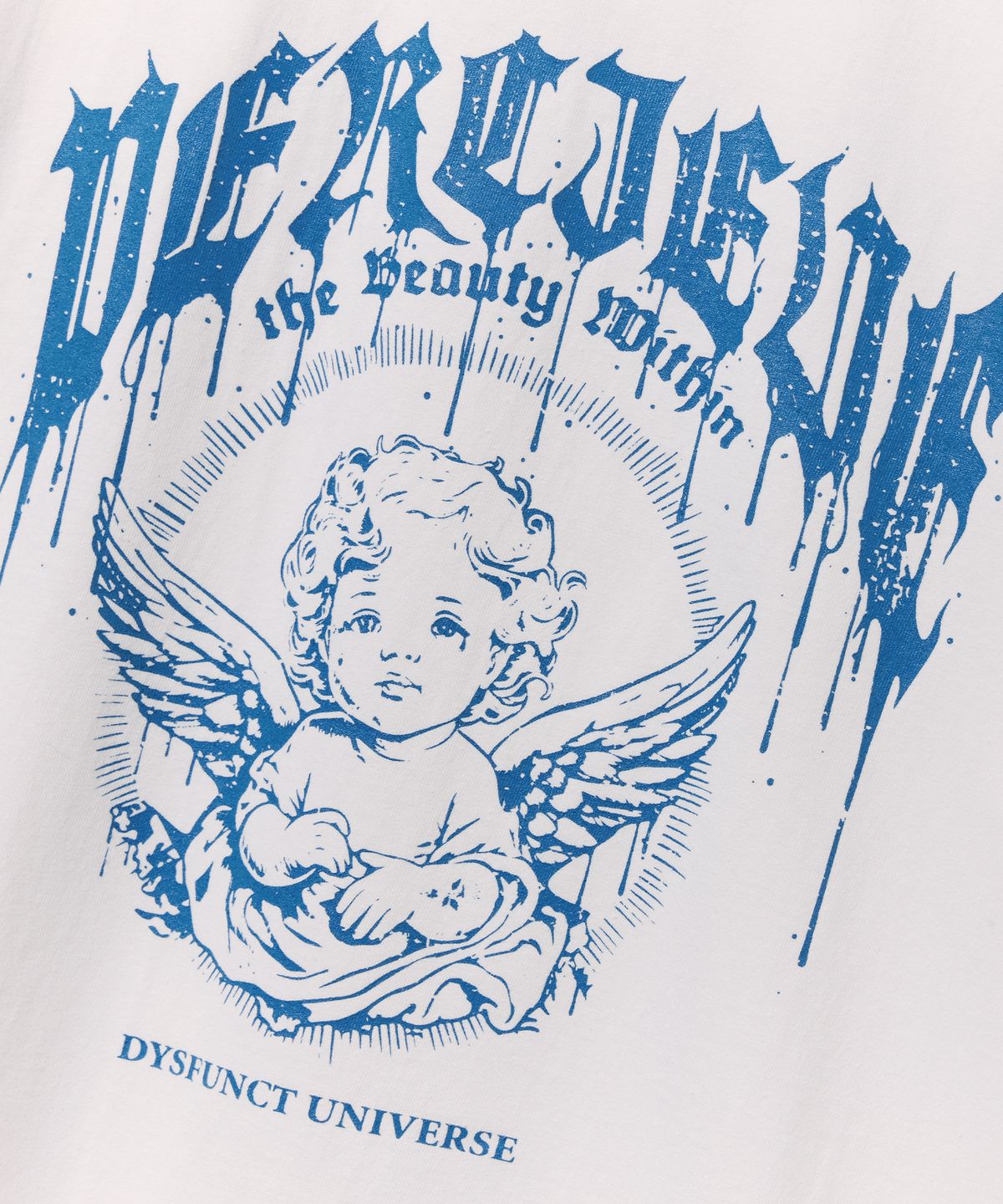 디스펑트(DYSFUNCT) ANGELIC PIGMENT  T-SHIRT (CREAM)