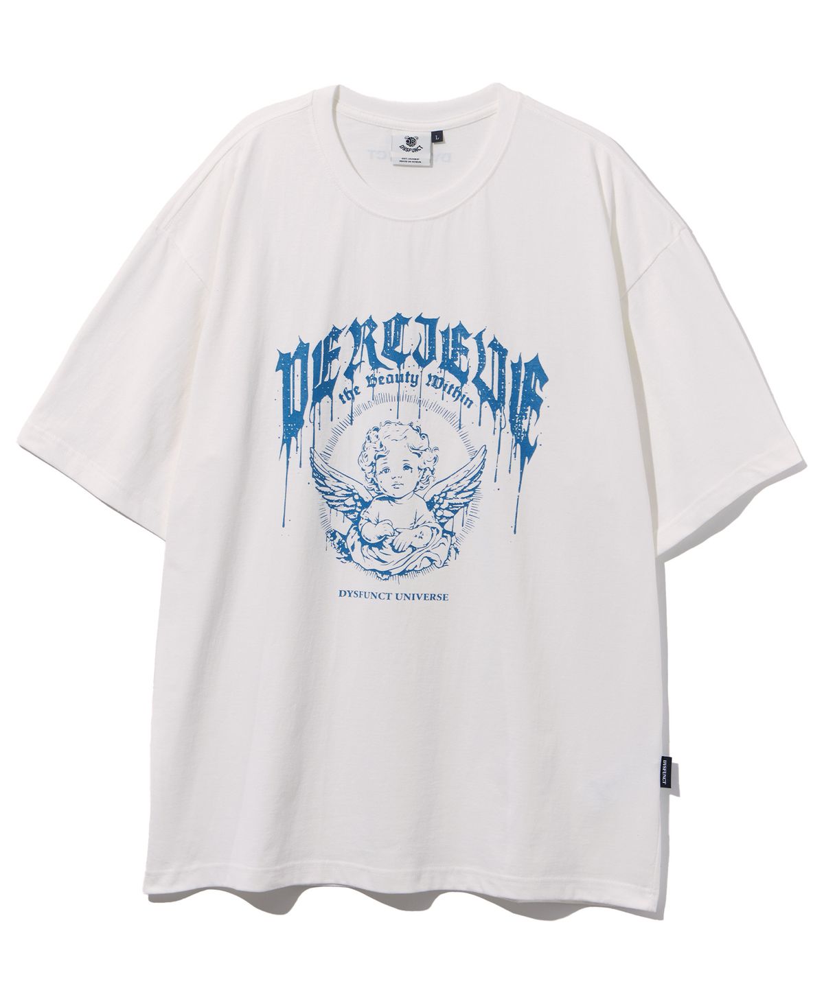 디스펑트(DYSFUNCT) ANGELIC PIGMENT  T-SHIRT (CREAM)
