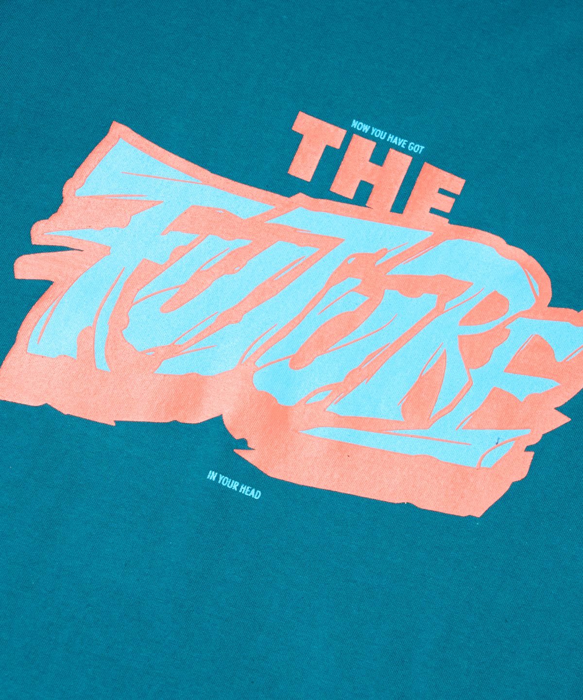 스티그마(STIGMA) Future Oversized Short Sleeves T-Shirts Blue Green