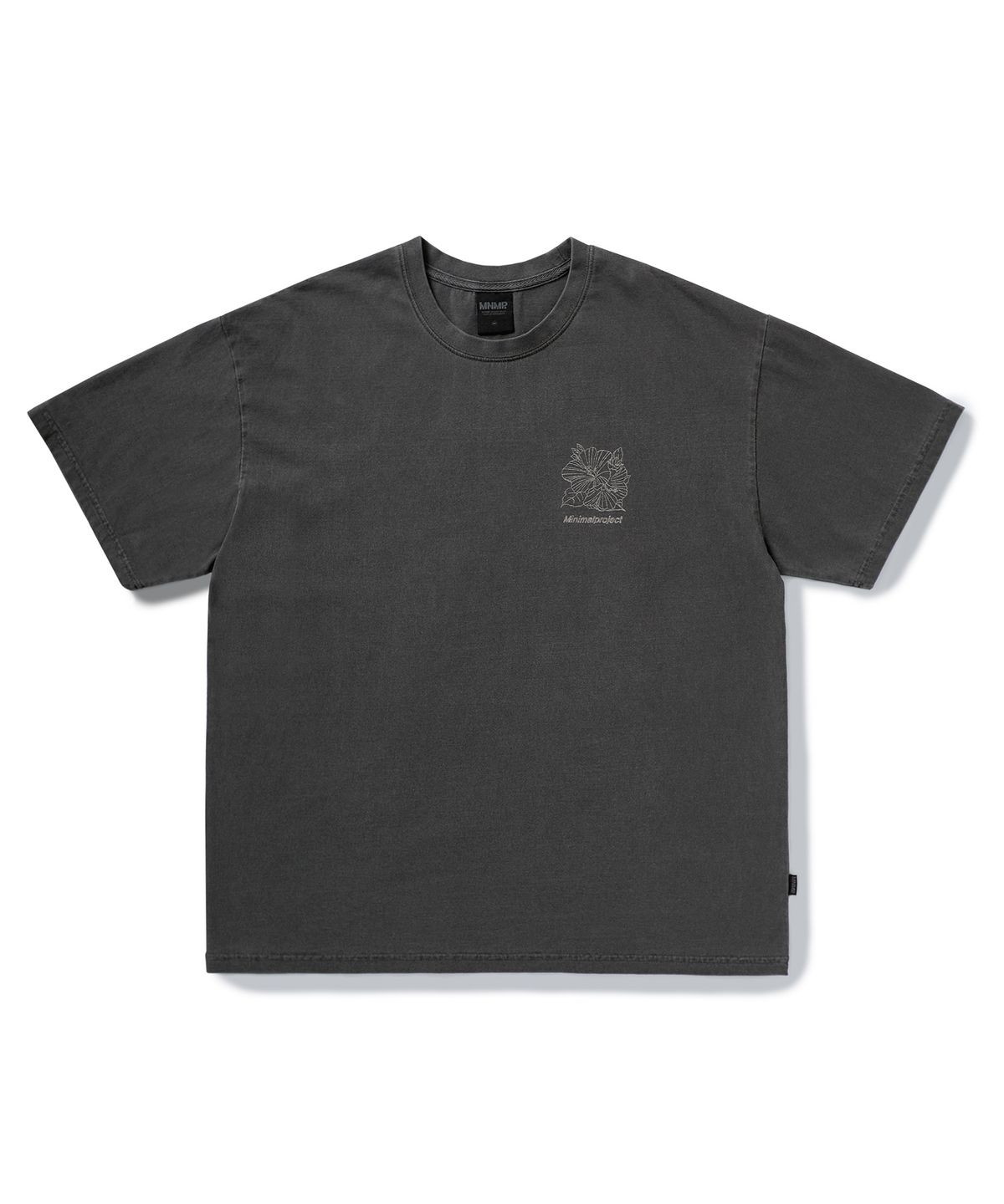 미니멀프로젝트(MINIMALPROJECT) 썬셋비치 오버핏 반팔티셔츠 MST161 [DARK GRAY]