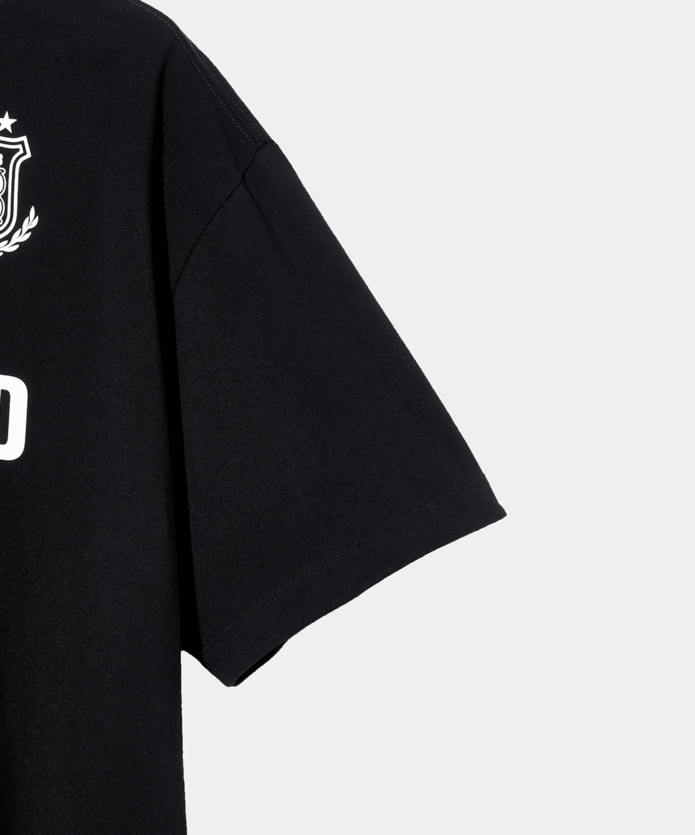【MAISON MINED】24SS★ UNIFORM HALF T MUSINSA | MAISON MINED UNIFORM HALF T BLACK