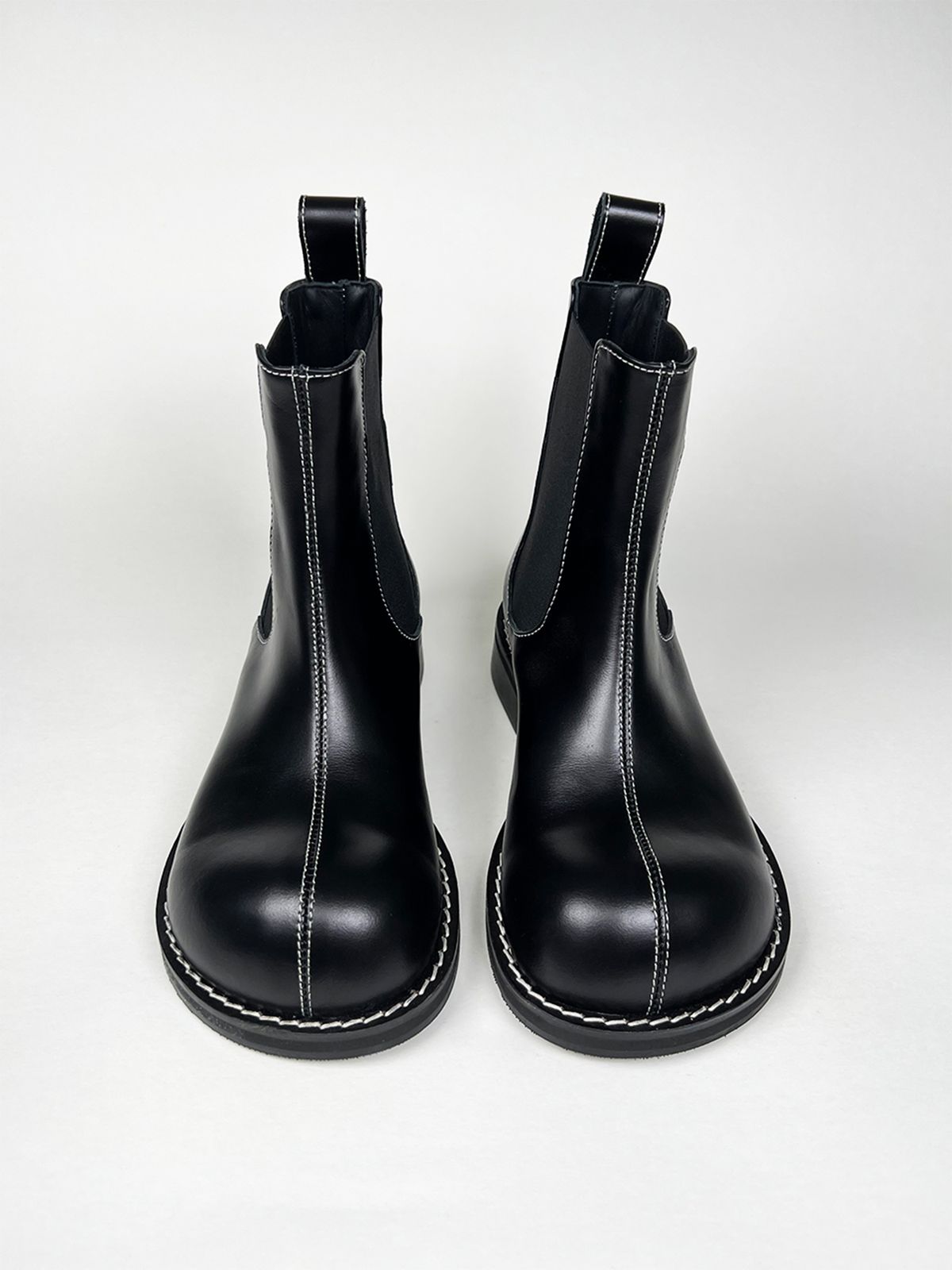히푸(hippu) Side Gore Boots Women [Black]