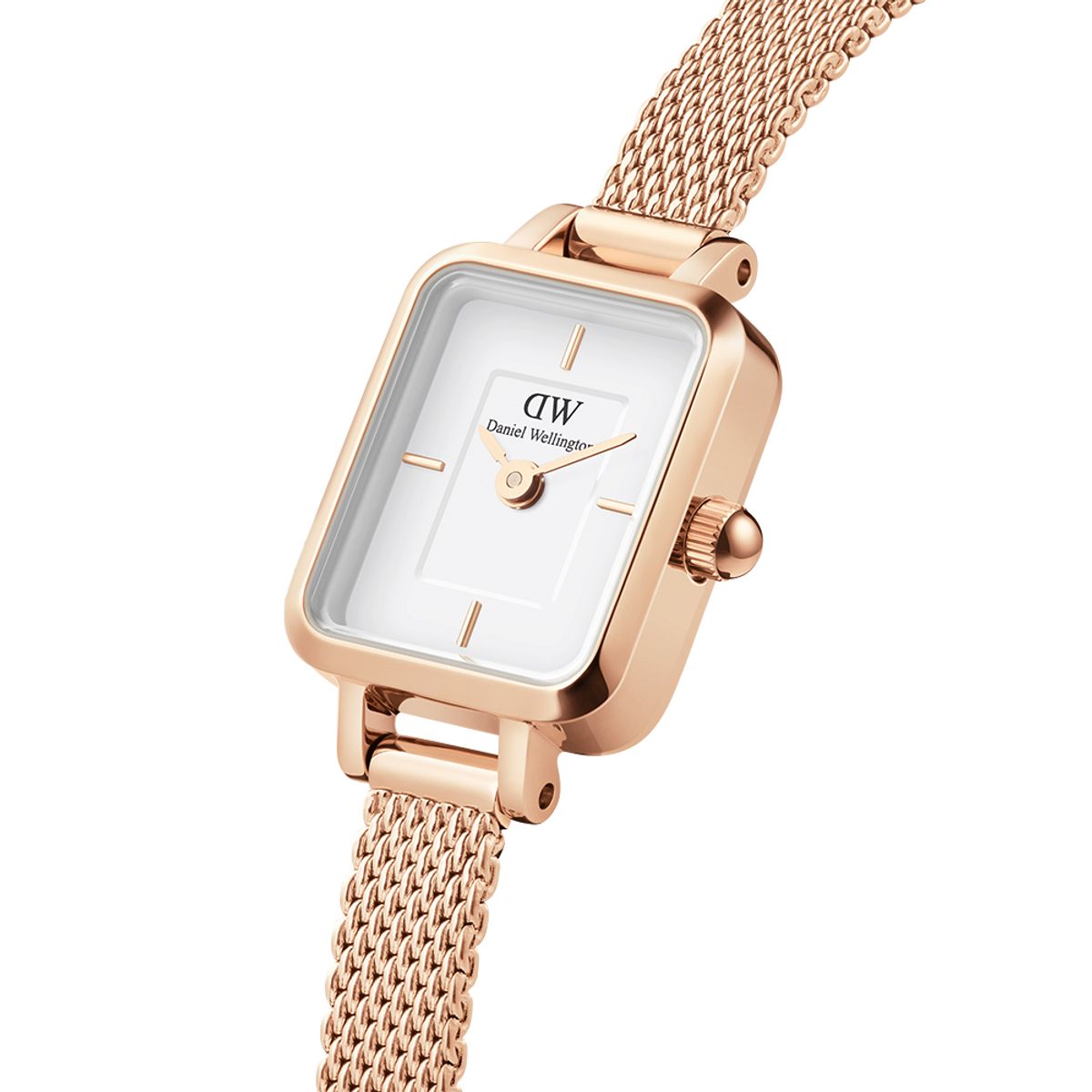 다니엘 웰링턴(DANIEL WELLINGTON) QUADRO MINI MELROSE 사각다이얼 여자패션시계