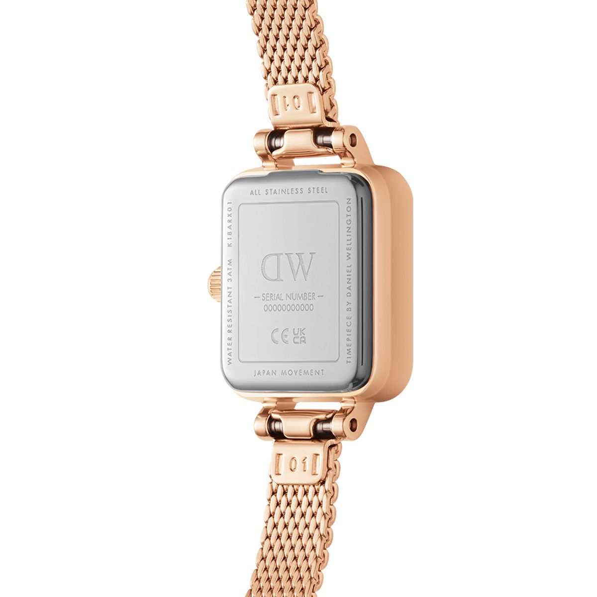 다니엘 웰링턴(DANIEL WELLINGTON) QUADRO MINI MELROSE 사각다이얼 여자패션시계