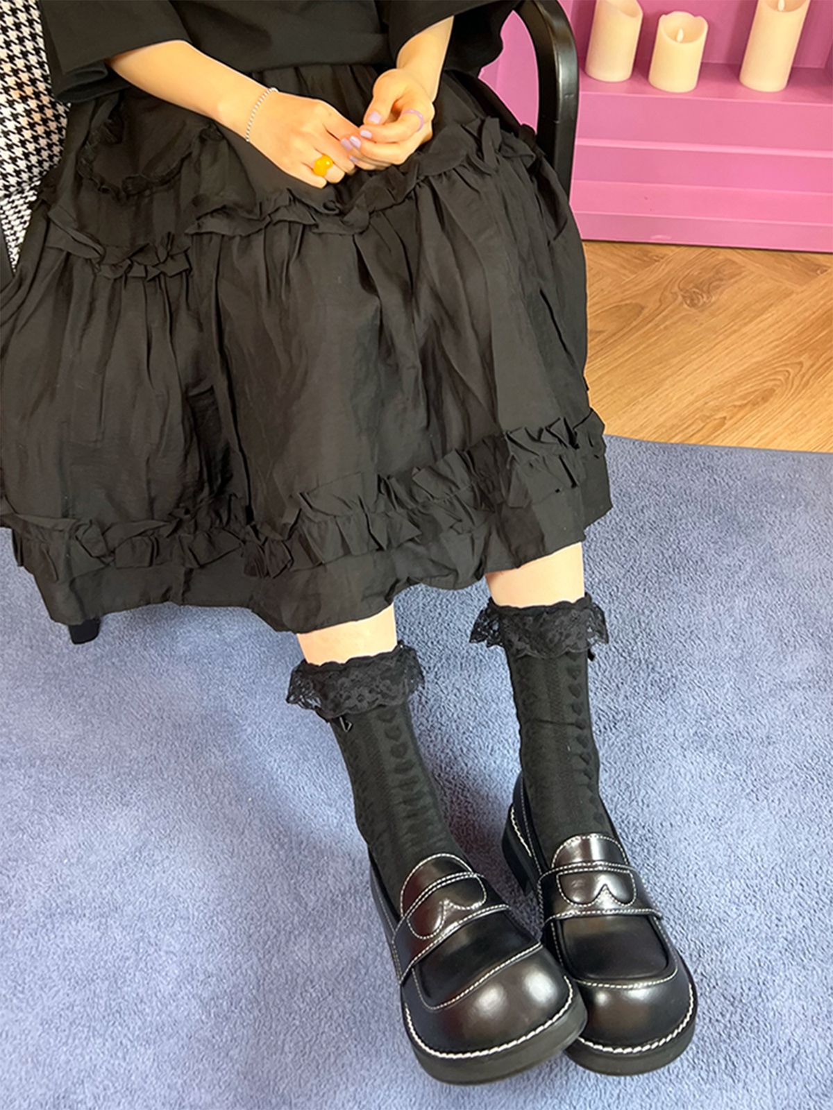 히푸(hippu) Chubby Loafer Women [Black]
