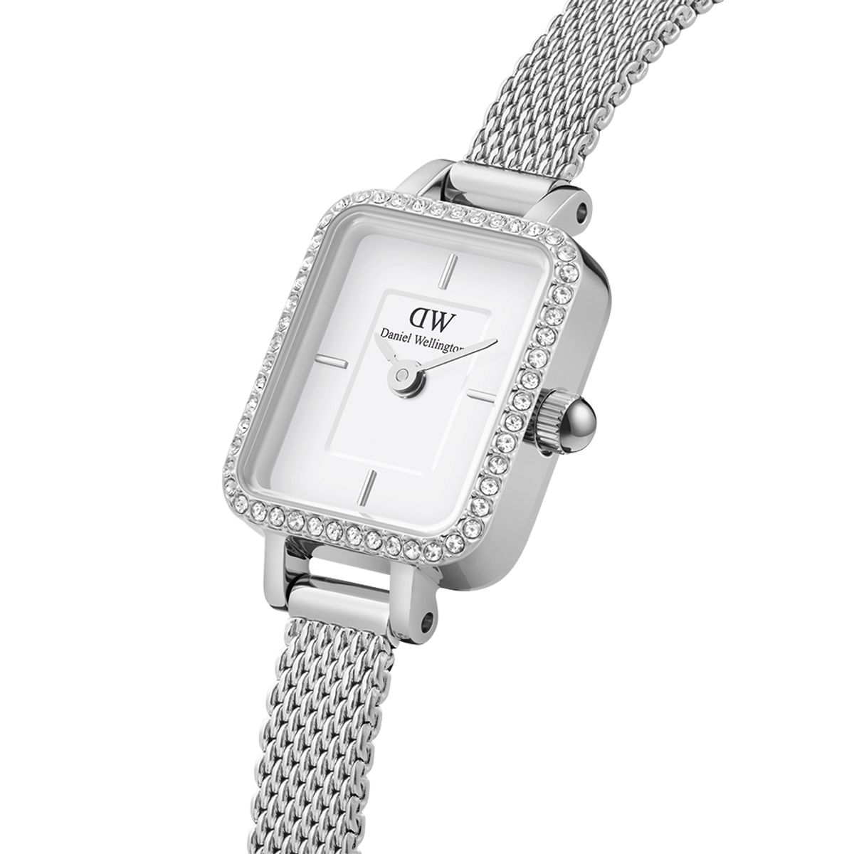 다니엘 웰링턴(DANIEL WELLINGTON) QUADRO MINI LUMINE BEZEL 2컬러 크리스탈 베젤 패션시계