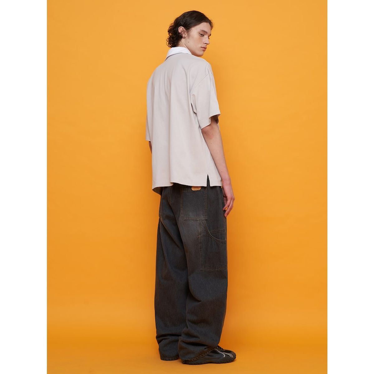 샌드 사운드(SAND SOUND) Car Wash TCollar TShirt  Light Grey