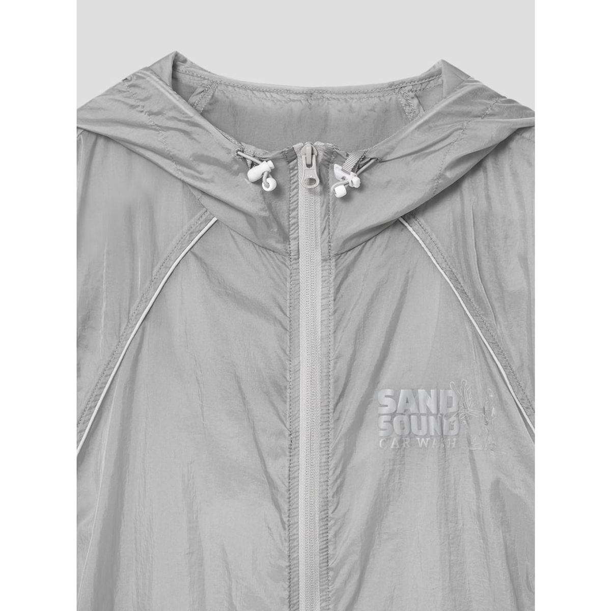 샌드 사운드(SAND SOUND) Hoodie Vest  Light Grey