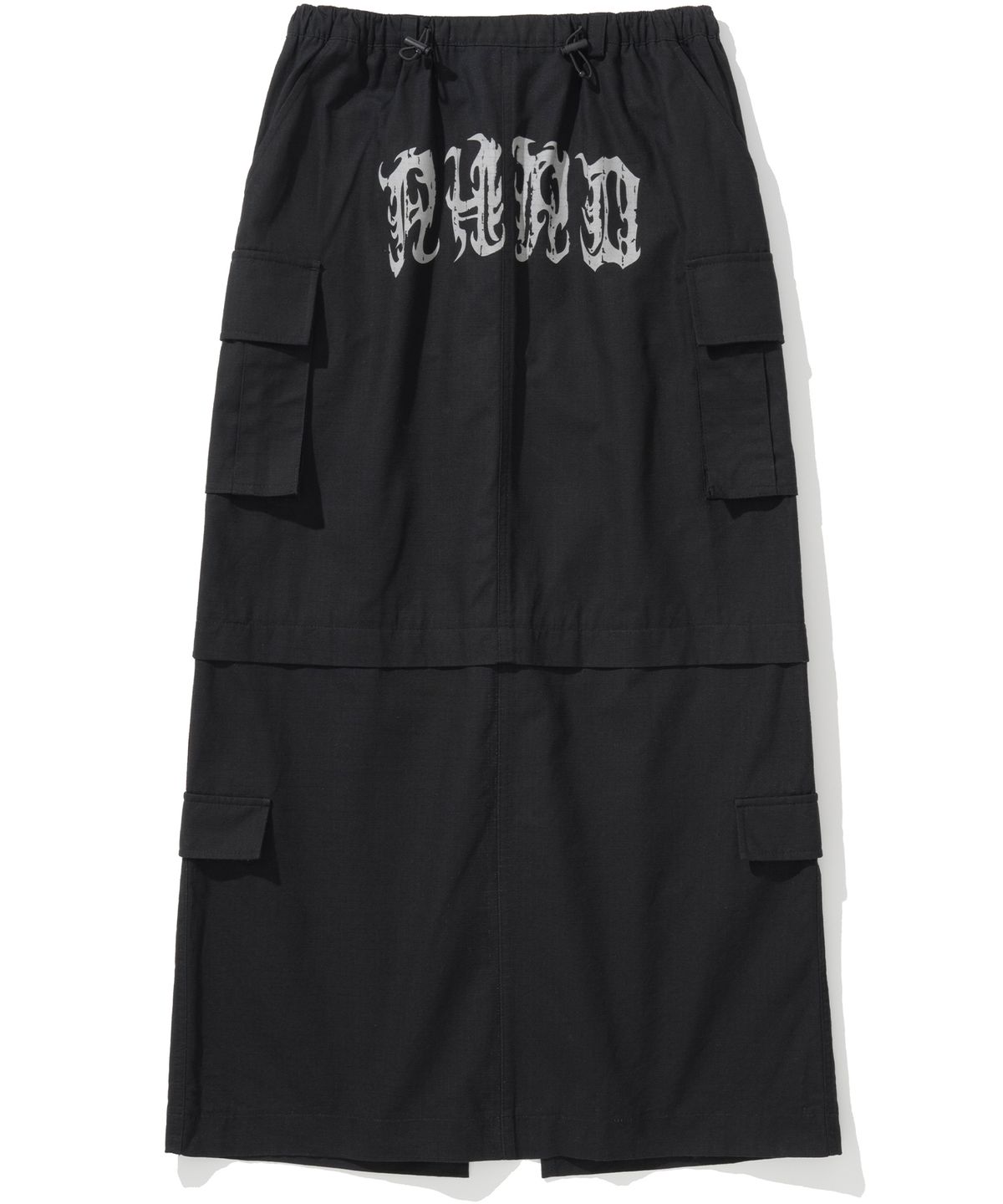 낫포너드(NOT4NERD) W Ripstop Cargo Long Skirt - Black