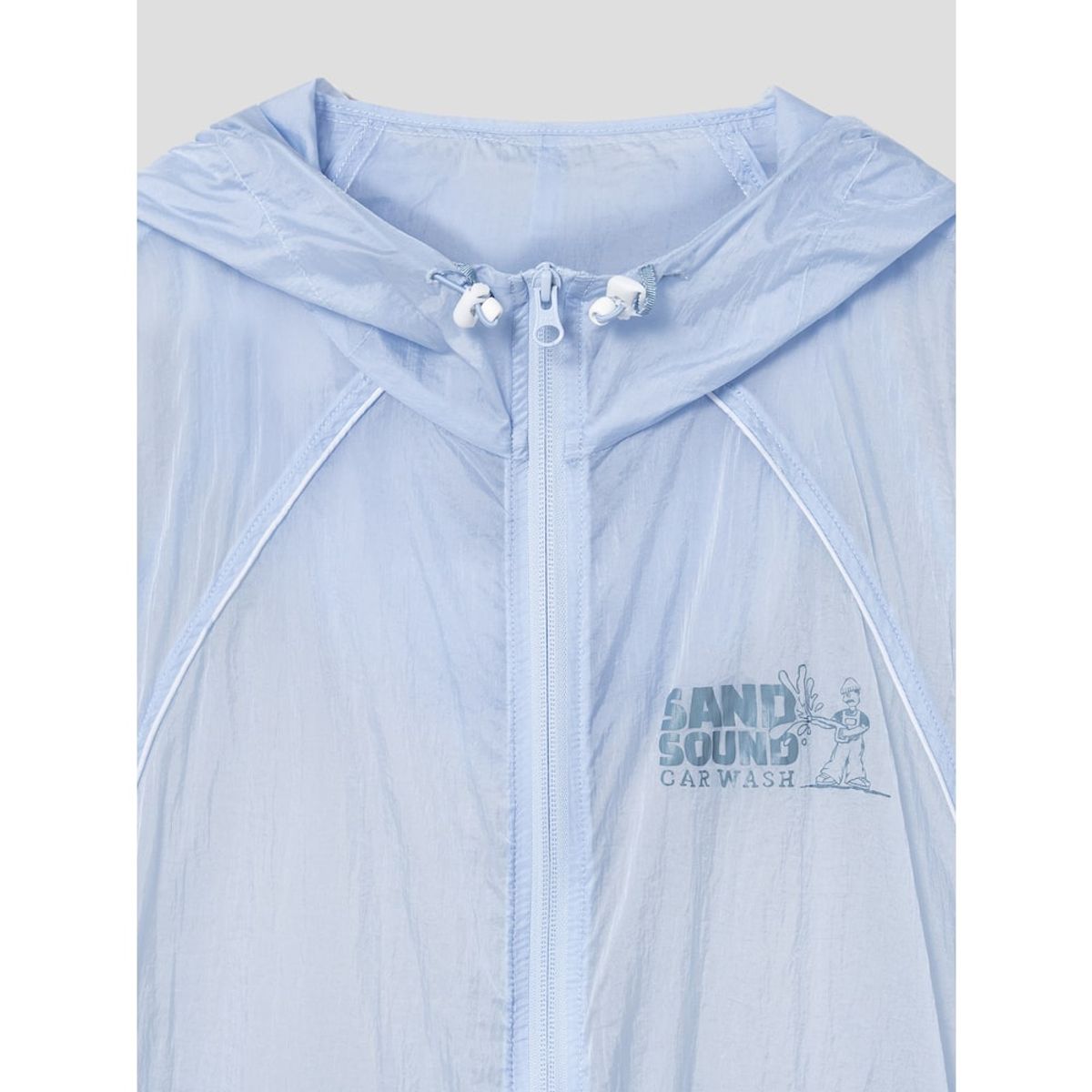 샌드 사운드(SAND SOUND) Hoodie Vest  Sky Blue