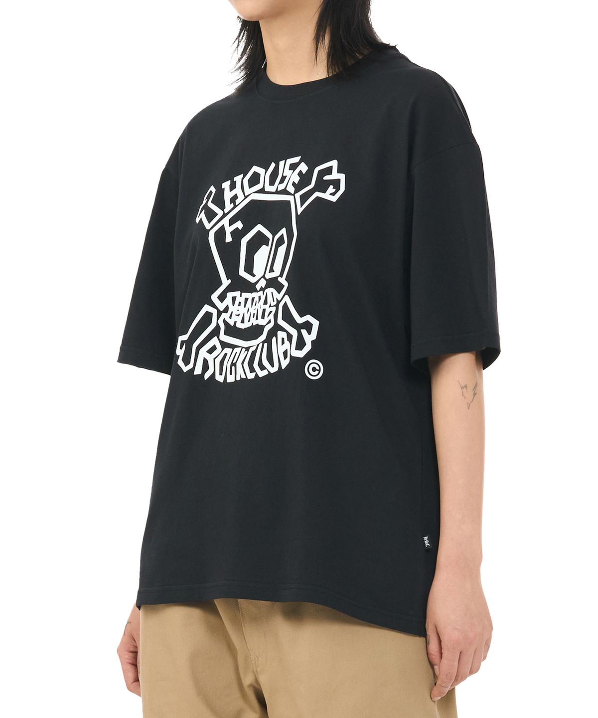 하우스 락 클럽(HOUSE ROCK CLUB) GARAGE SKULL TEE - BLACK
