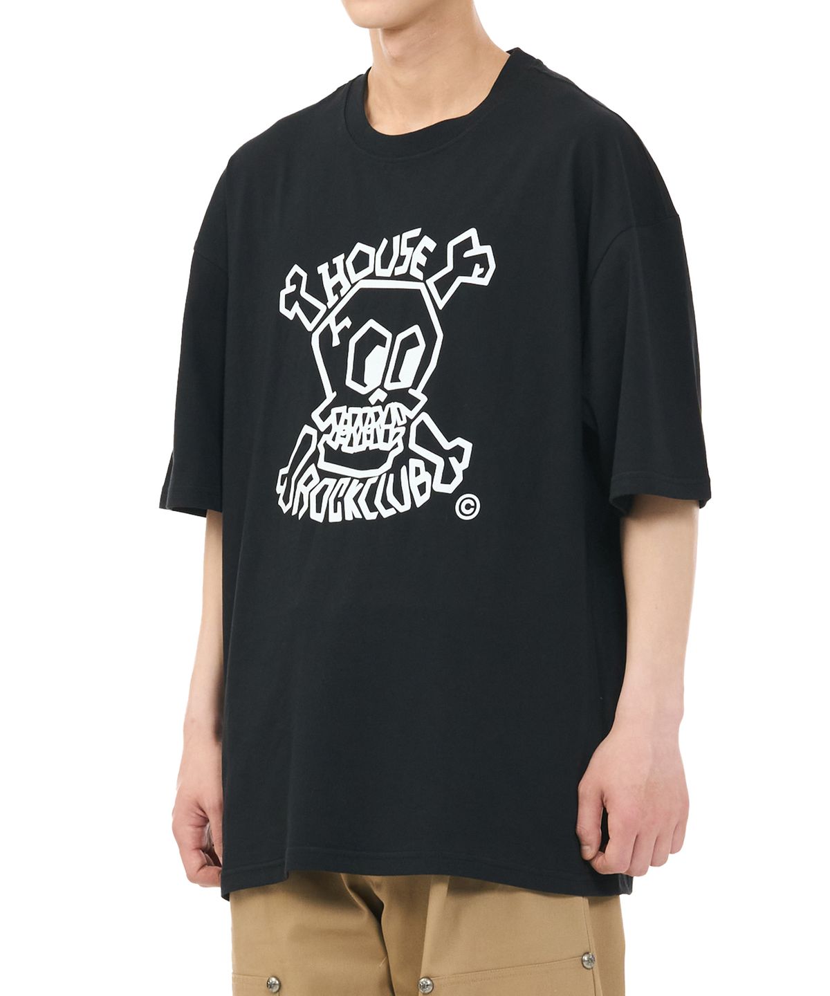 하우스 락 클럽(HOUSE ROCK CLUB) GARAGE SKULL TEE - BLACK