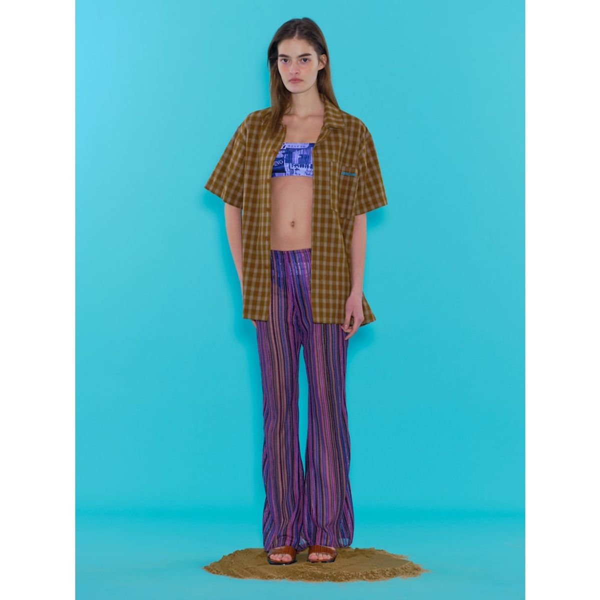 샌드 사운드(SAND SOUND) Crochet Pants  Violet