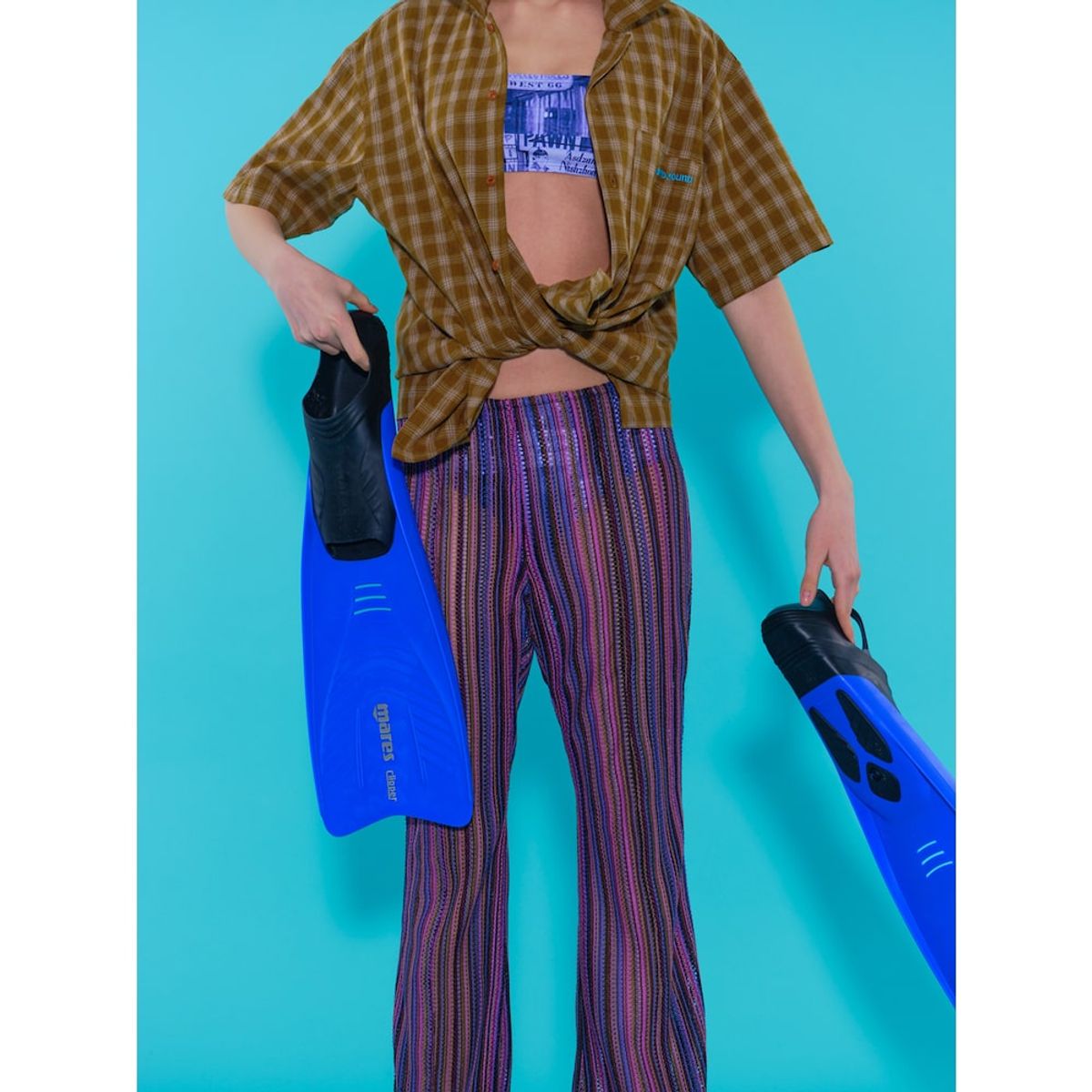 샌드 사운드(SAND SOUND) Crochet Pants  Violet