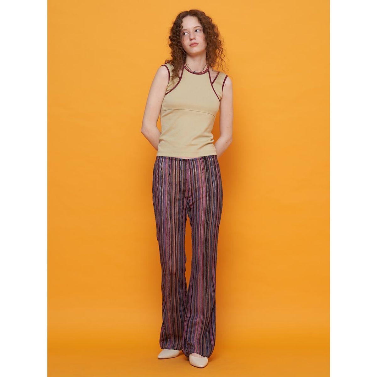 샌드 사운드(SAND SOUND) Crochet Pants  Violet