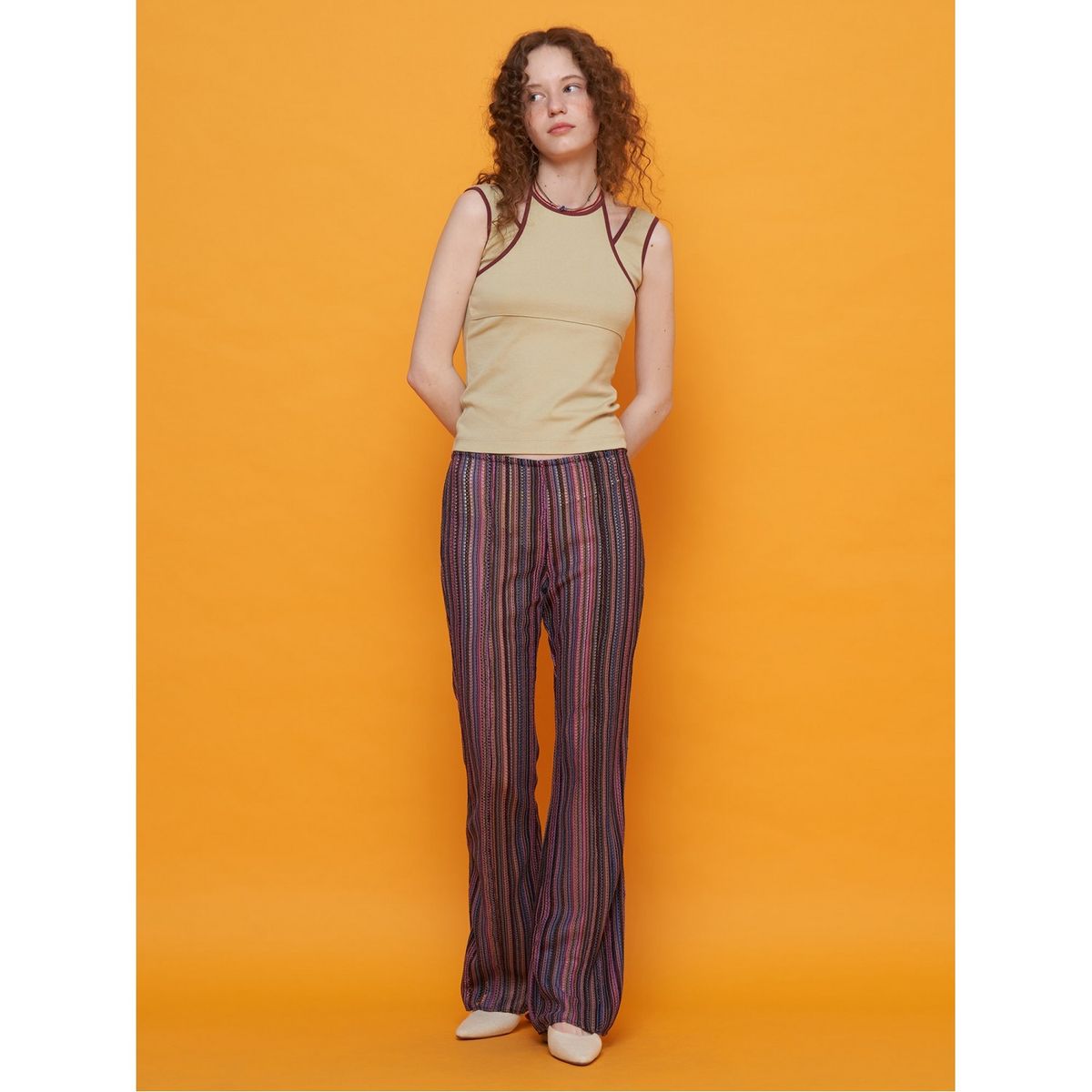 샌드 사운드(SAND SOUND) Crochet Pants  Violet
