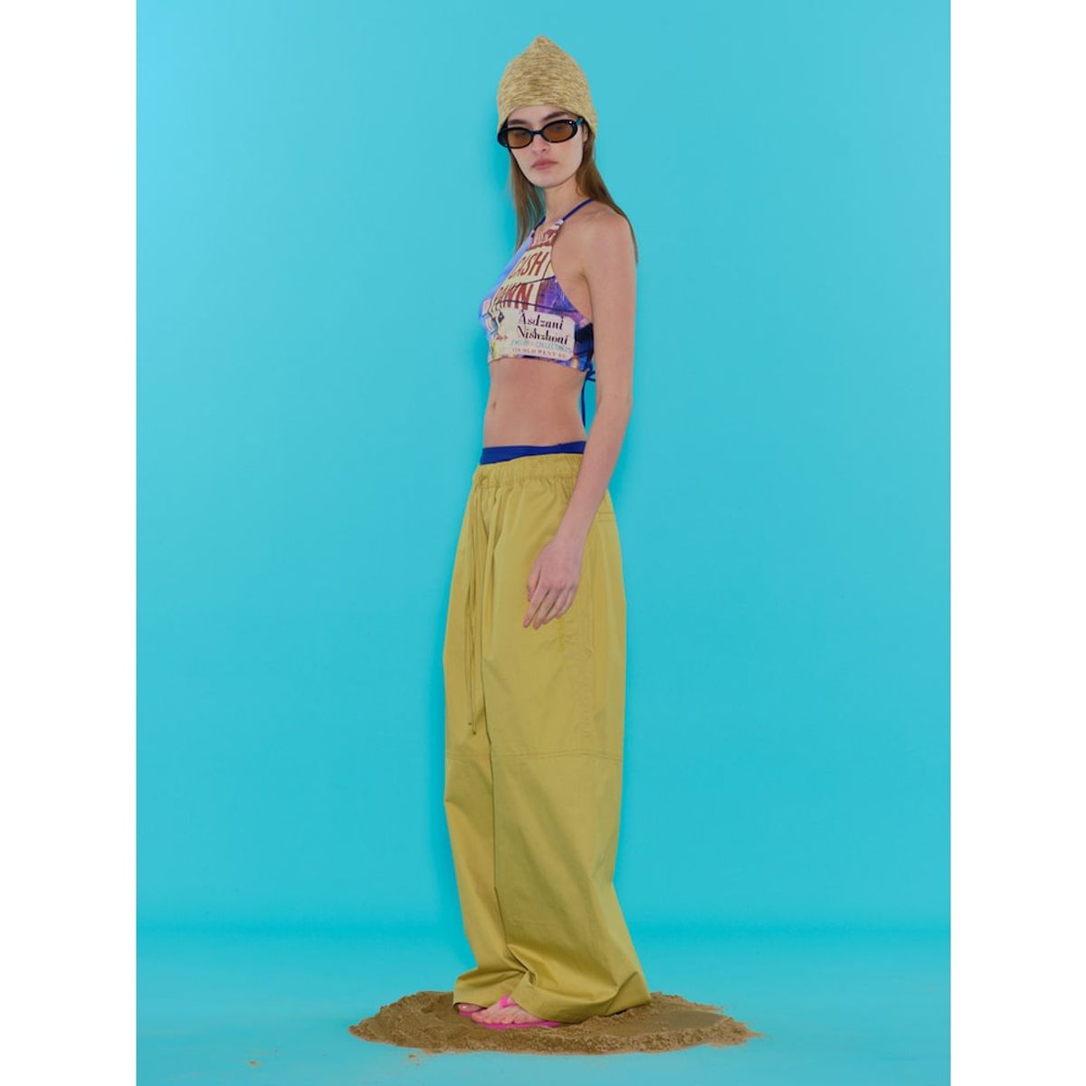 샌드 사운드(SAND SOUND) Wide Banding Cotton Pants  Mustard