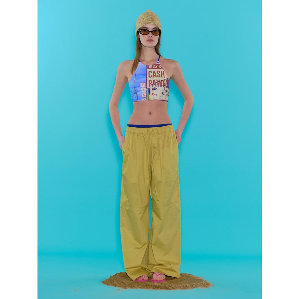 샌드 사운드(SAND SOUND) Wide Banding Cotton Pants  Mustard