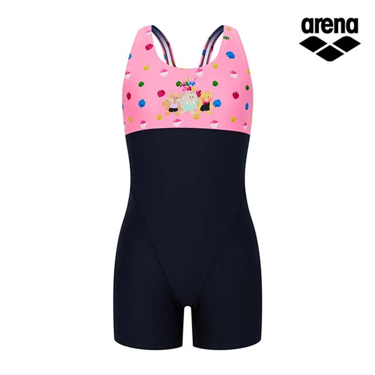 아레나(ARENA) 해피데이 아동 3부 반신 레이서백 A4SG1GL02BLK