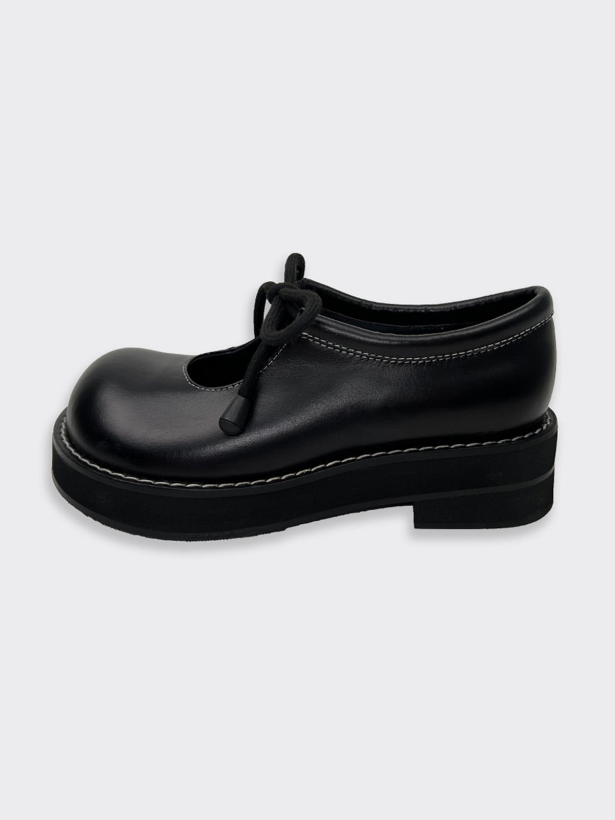 히푸(hippu) Ribbon Shoes Women [Black]