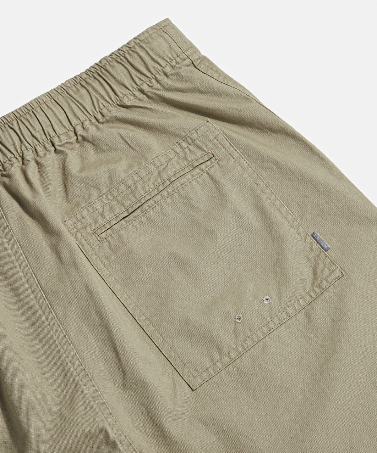 에스피오나지(ESPIONAGE) Washed Cotton Surf Shorts Khaki Beige