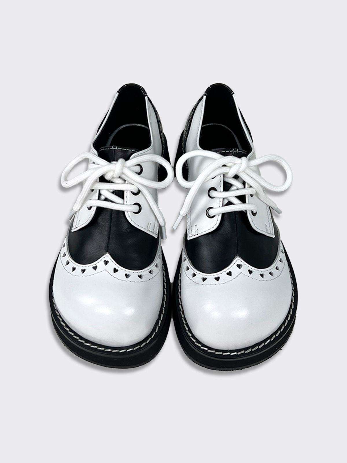 히푸(hippu) Heart Derby Shoes  Women [Black]