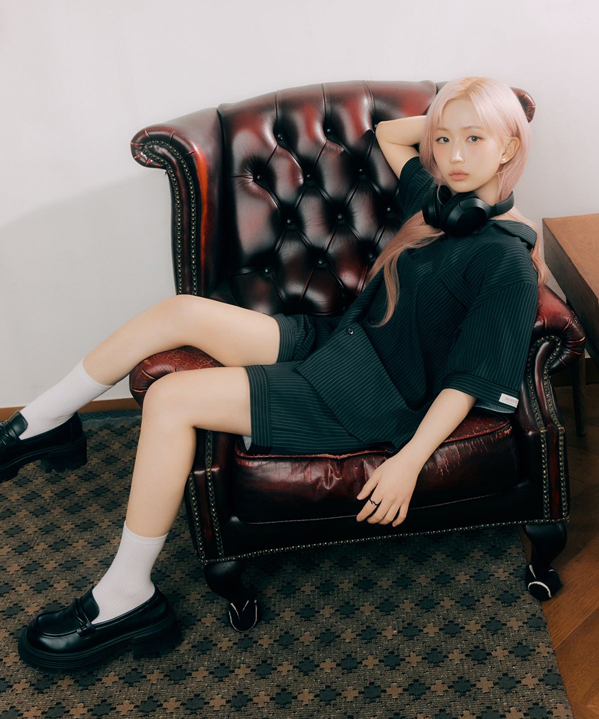 도씨(DOSSY) [2PACK] 실크핏 모던 반팔 반바지 커플 잠옷 세트