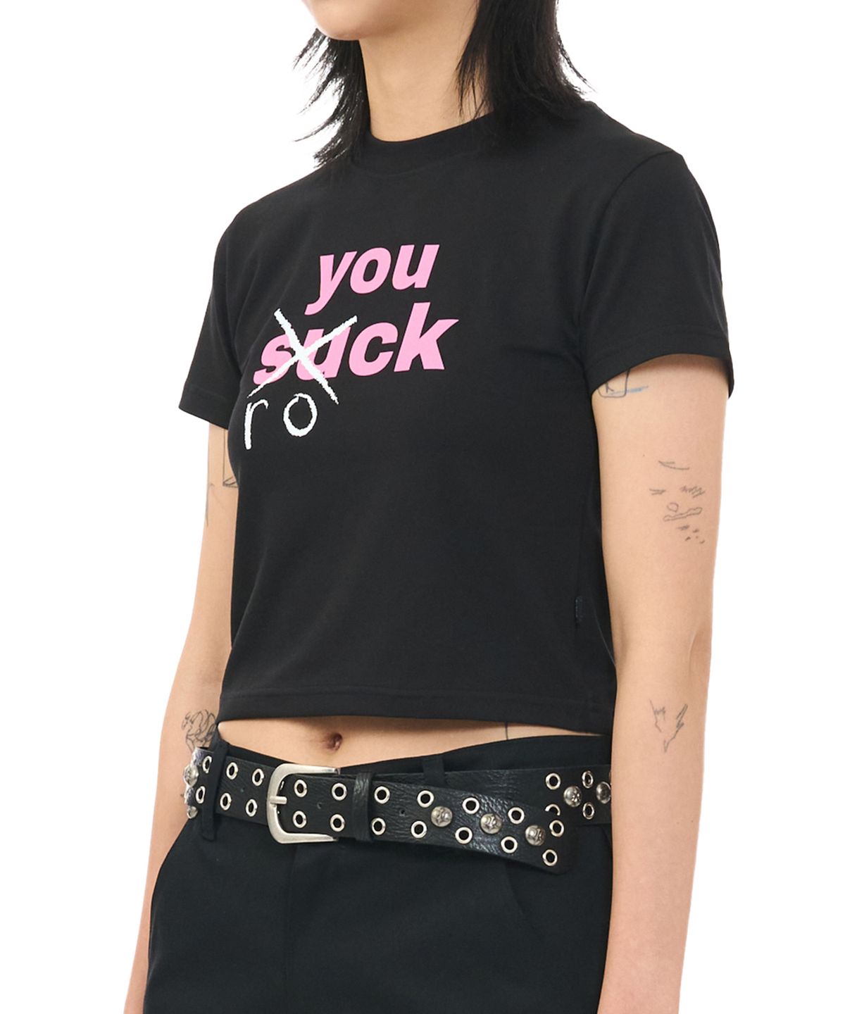하우스 락 클럽(HOUSE ROCK CLUB) YOU ROCK CROP TEE