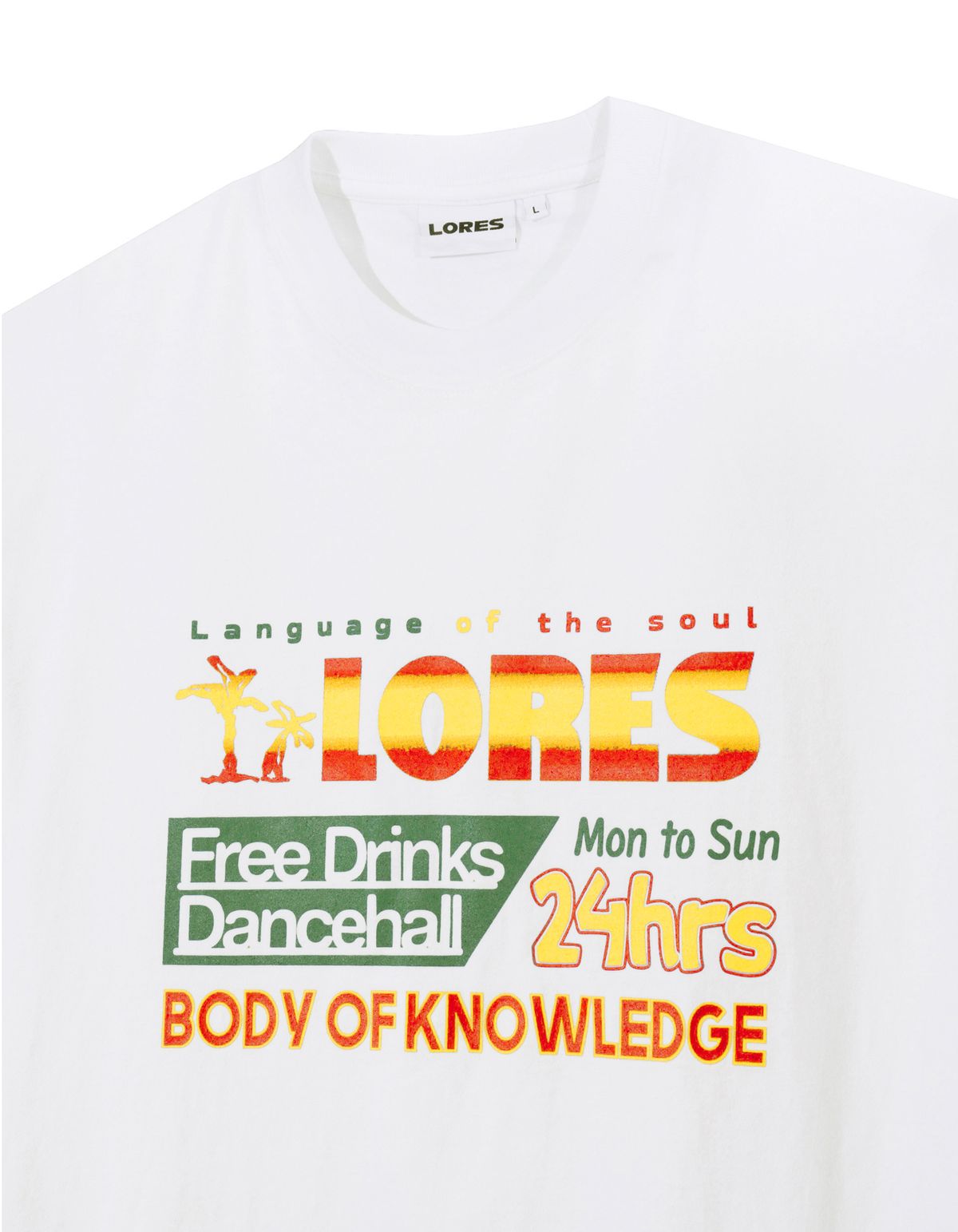 로어즈(LORES) Dancehall S/S Tee - White