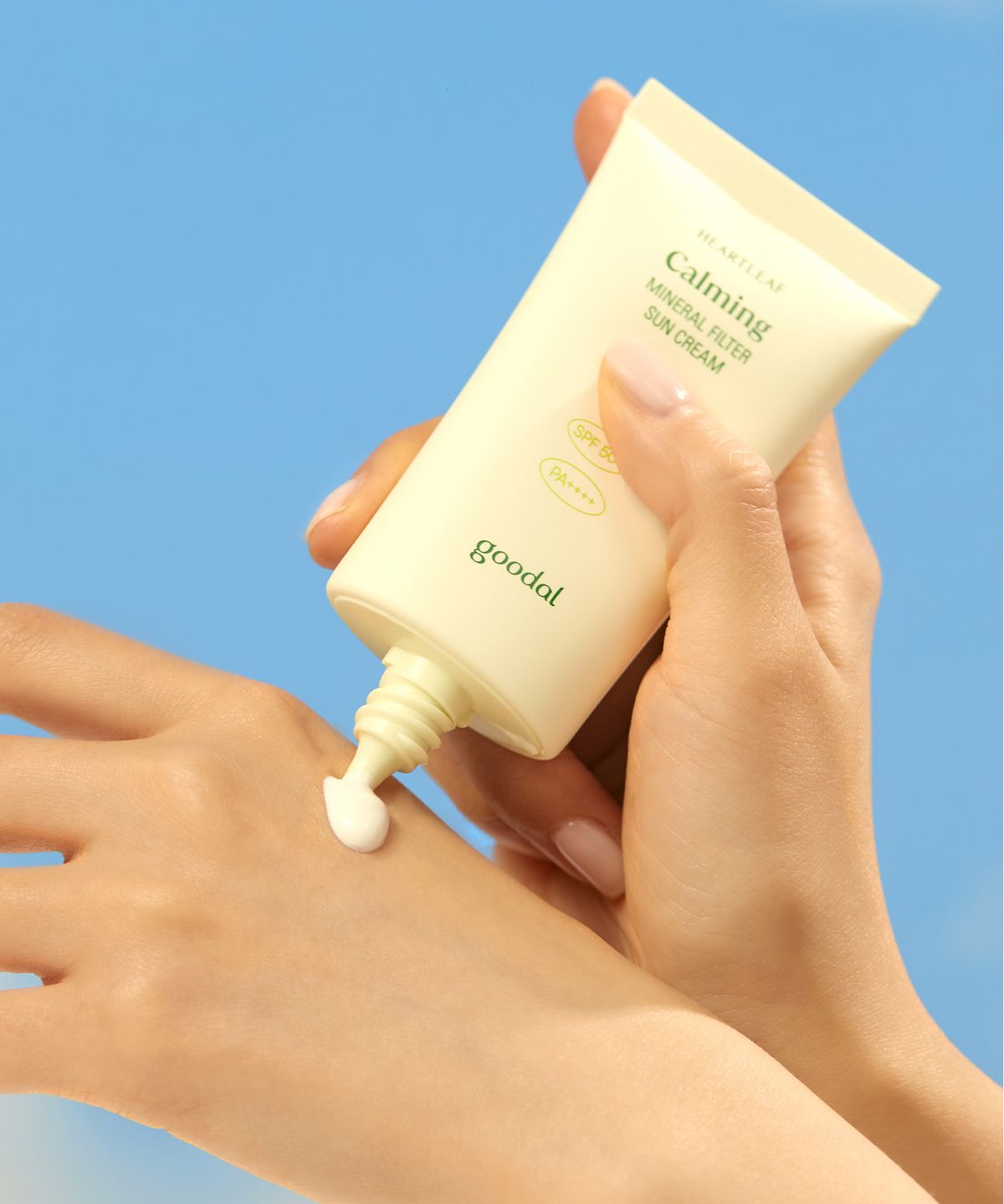 구달(GOODAL) [2pack] 맑은 어성초 진정 무기자차 선크림 50ml [증정] 클렌징오일20ml