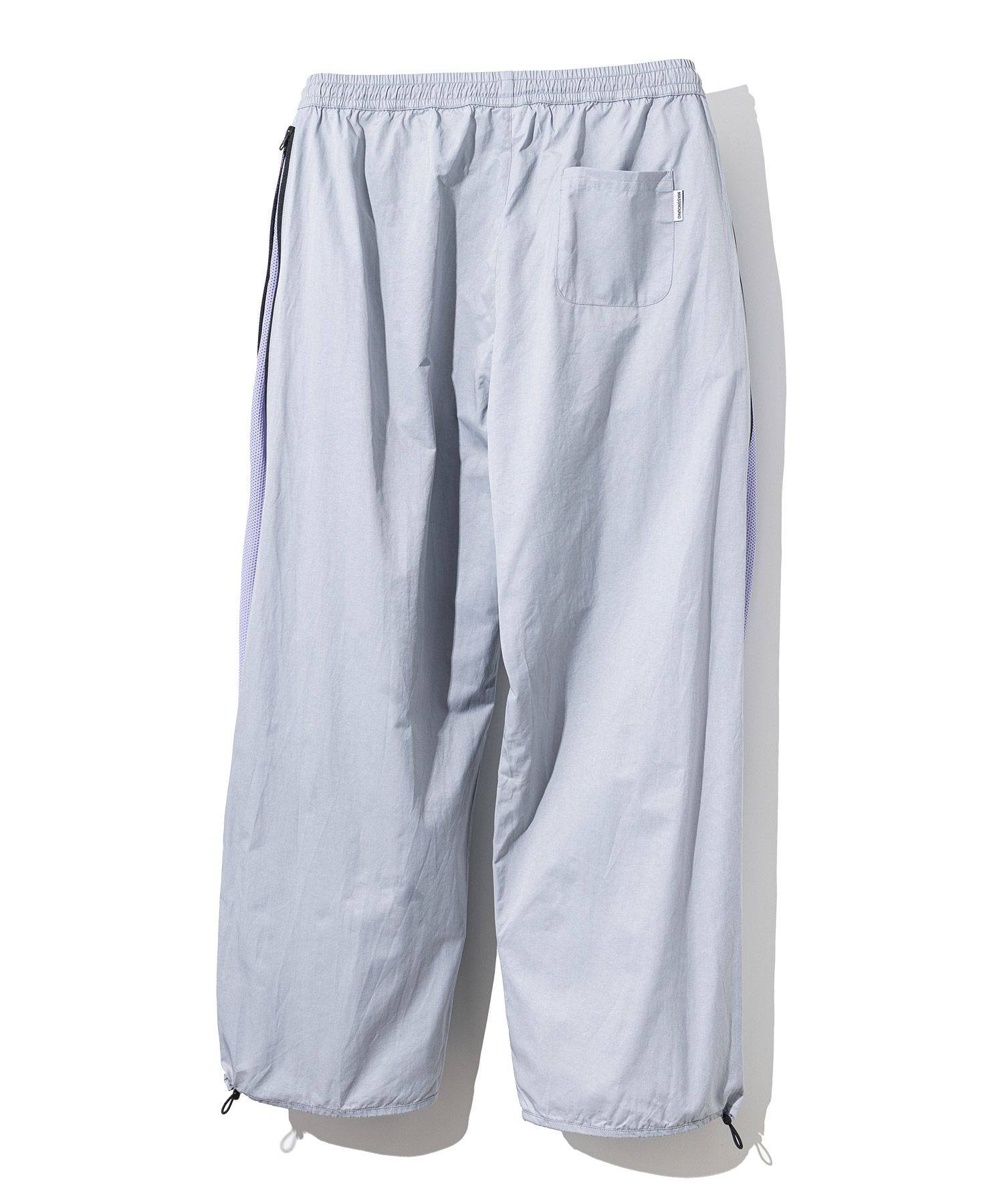 MUSINSA公式 | MASSNOUN Curved One-Tuck Pleats Mesh Track