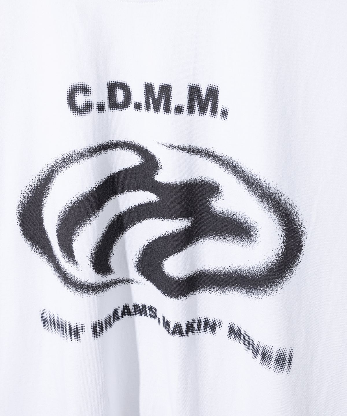 매스노운(MASSNOUN) CDMM 리얼 오버핏 반팔티 티셔츠 MSFTS003-WT