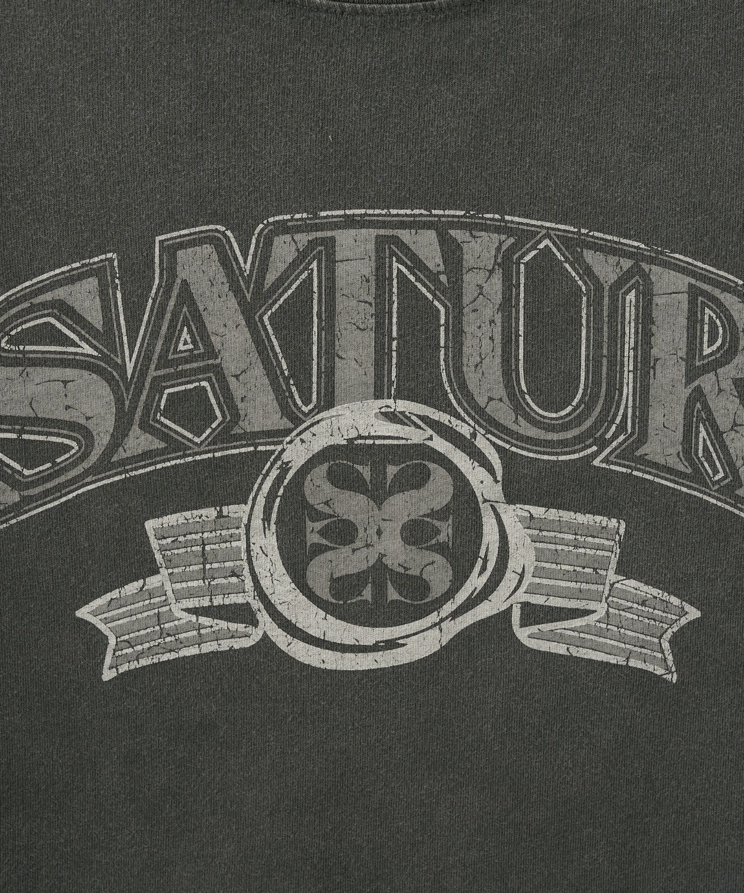 [韓国人気]★SATUR★(WOMAN) ARCH LOGO PIGMENT WASHED T SHIRT MUSINSA | SATUR (W) Arch Logo Pigment Washed Short Sleeve T