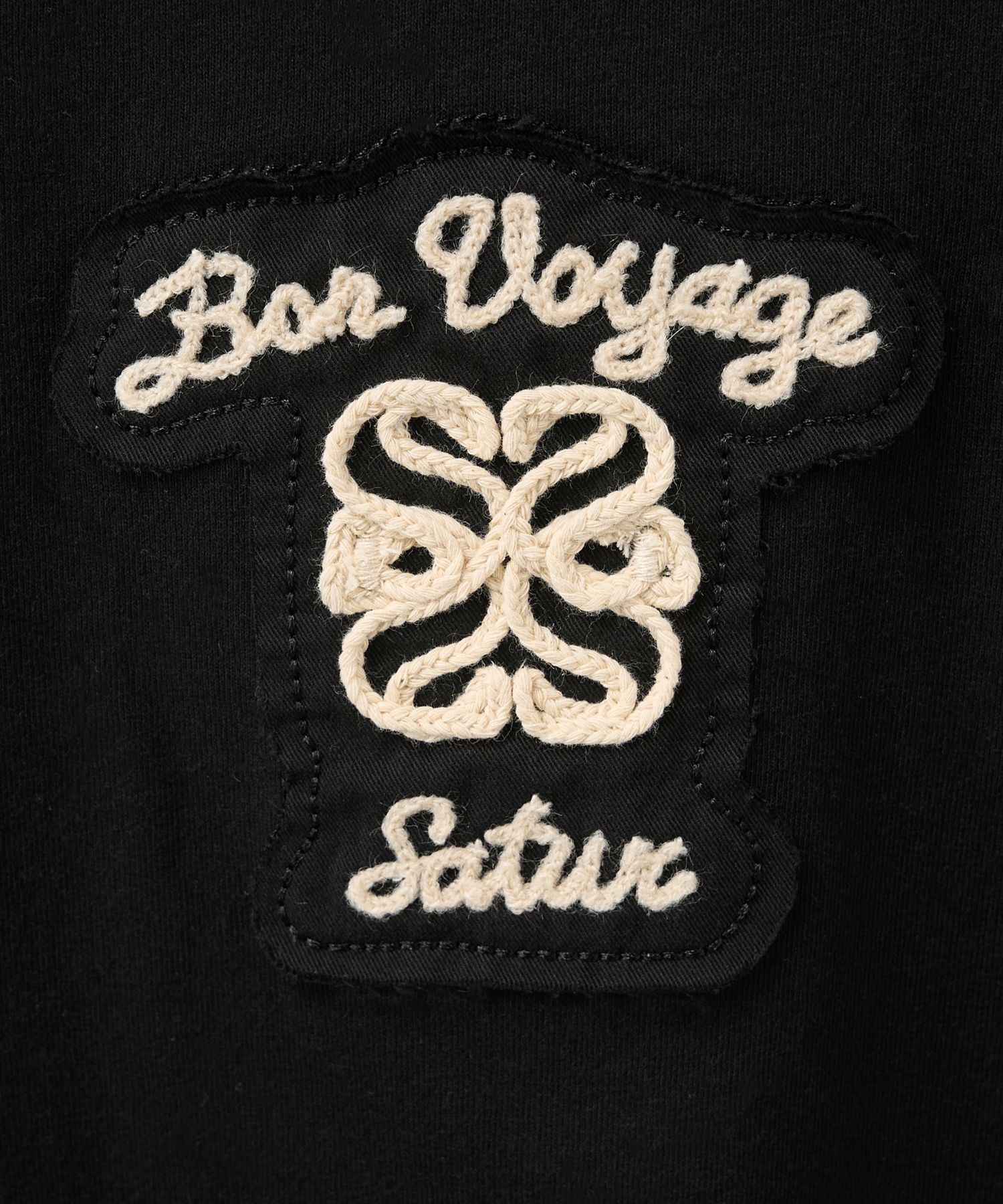 Tシャツ・カットソー SATUR (W) Bon Voyage Raw-Cut Applique T-Shirt 5FT2102 MUSINSA | SATUR Bon Voyage Low Cut Applique Short Sleeve T
