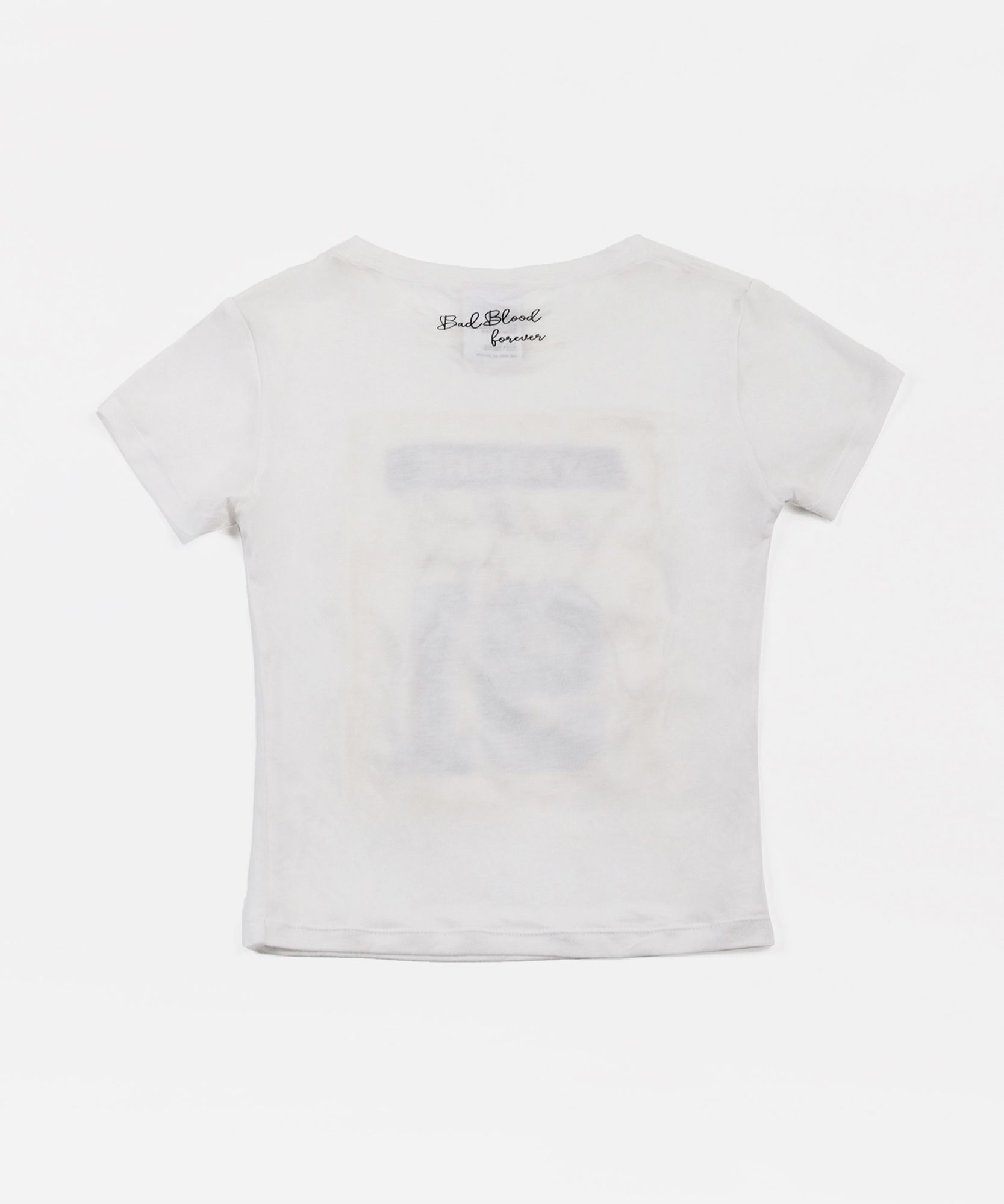 MUSINSA | BADBLOOD J'adore T-shirt - White/Powder Blue
