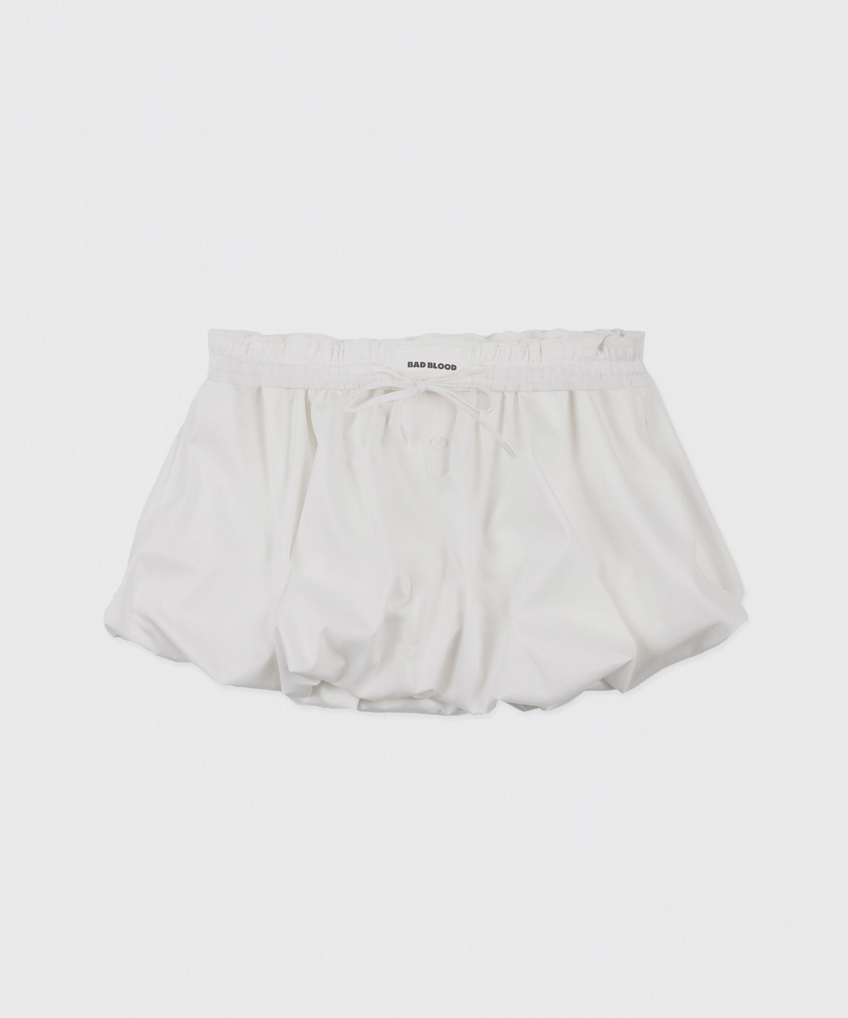 ★BAD BLOOD★ Mystic Nylon Reflective Balloon Mini Skirt MUSINSA | BADBLOOD Balloon Mini Skirt - Black