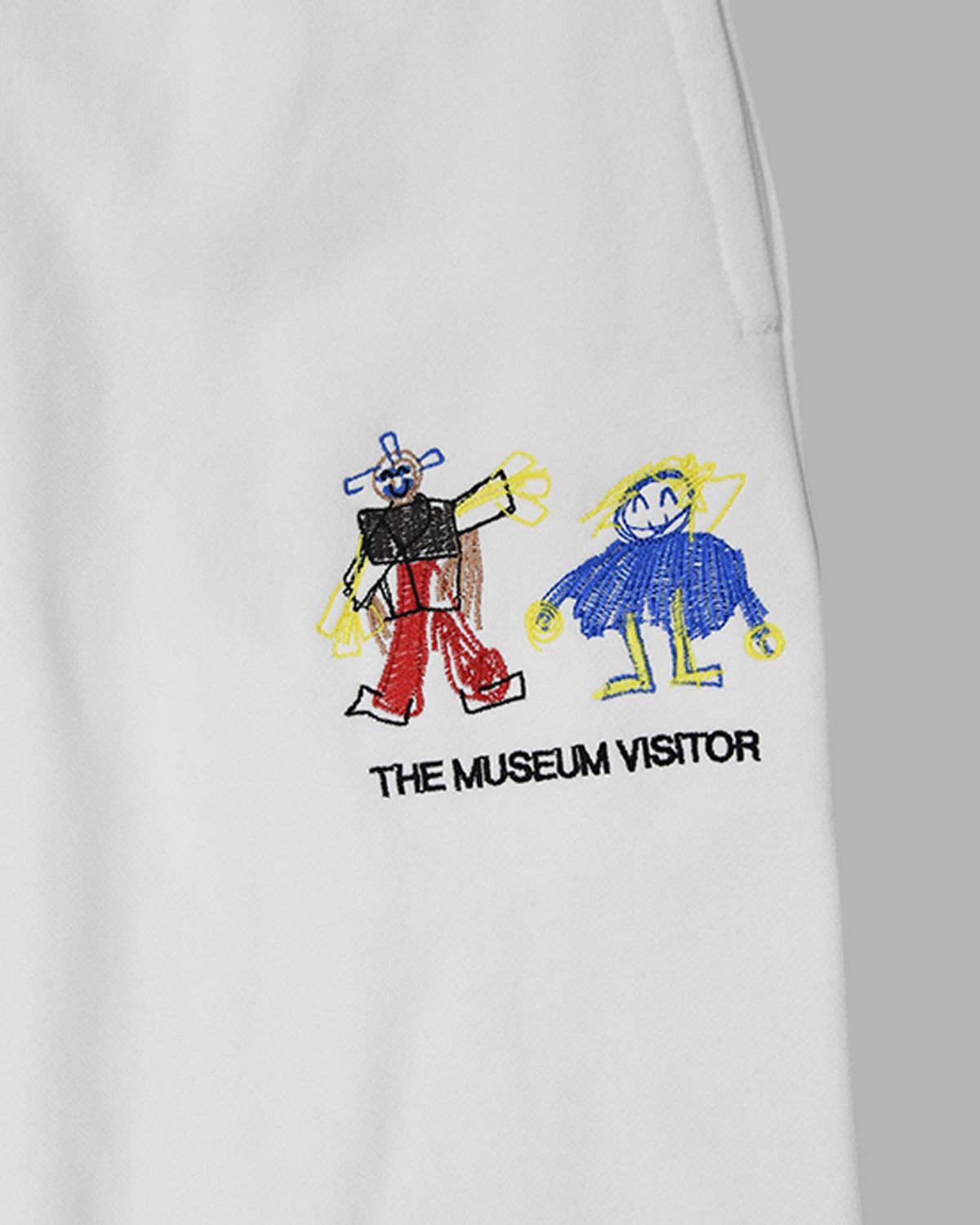 더뮤지엄비지터(THEMUSEUMVISITOR) 21 IN PARIS STITCHED JOGGER PANTS (WHITE)