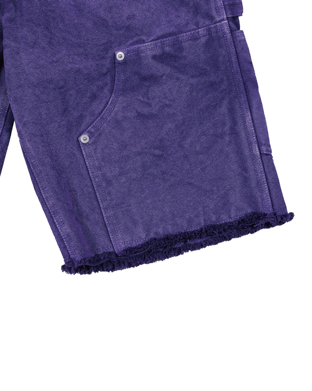 더뮤지엄비지터(THEMUSEUMVISITOR) CAT PRINTED DYEING SHORTS (PURPLE)