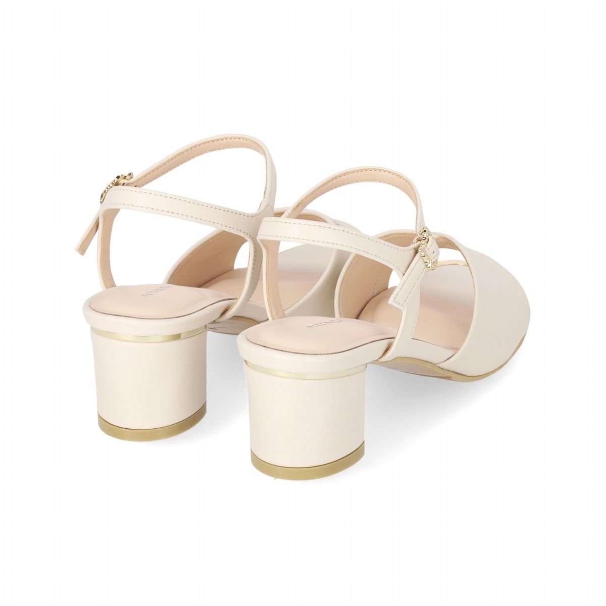 엘칸토(ELCANTO) 인텐스 여성 V컷 미들 힐 샌들 5.5cm LCWW36I426