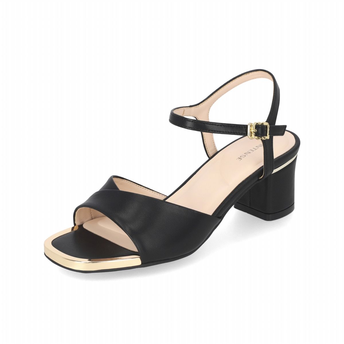 엘칸토(ELCANTO) 인텐스 여성 V컷 미들 힐 샌들 5.5cm LCWW36I426
