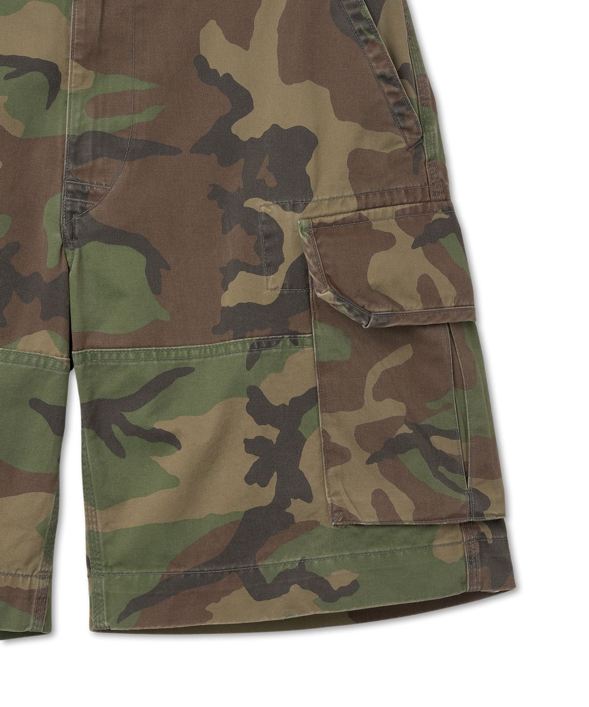 폴로 랄프 로렌(POLO RALPH LAUREN) 릴렉스핏 트윌 카고 쇼트 - 그린