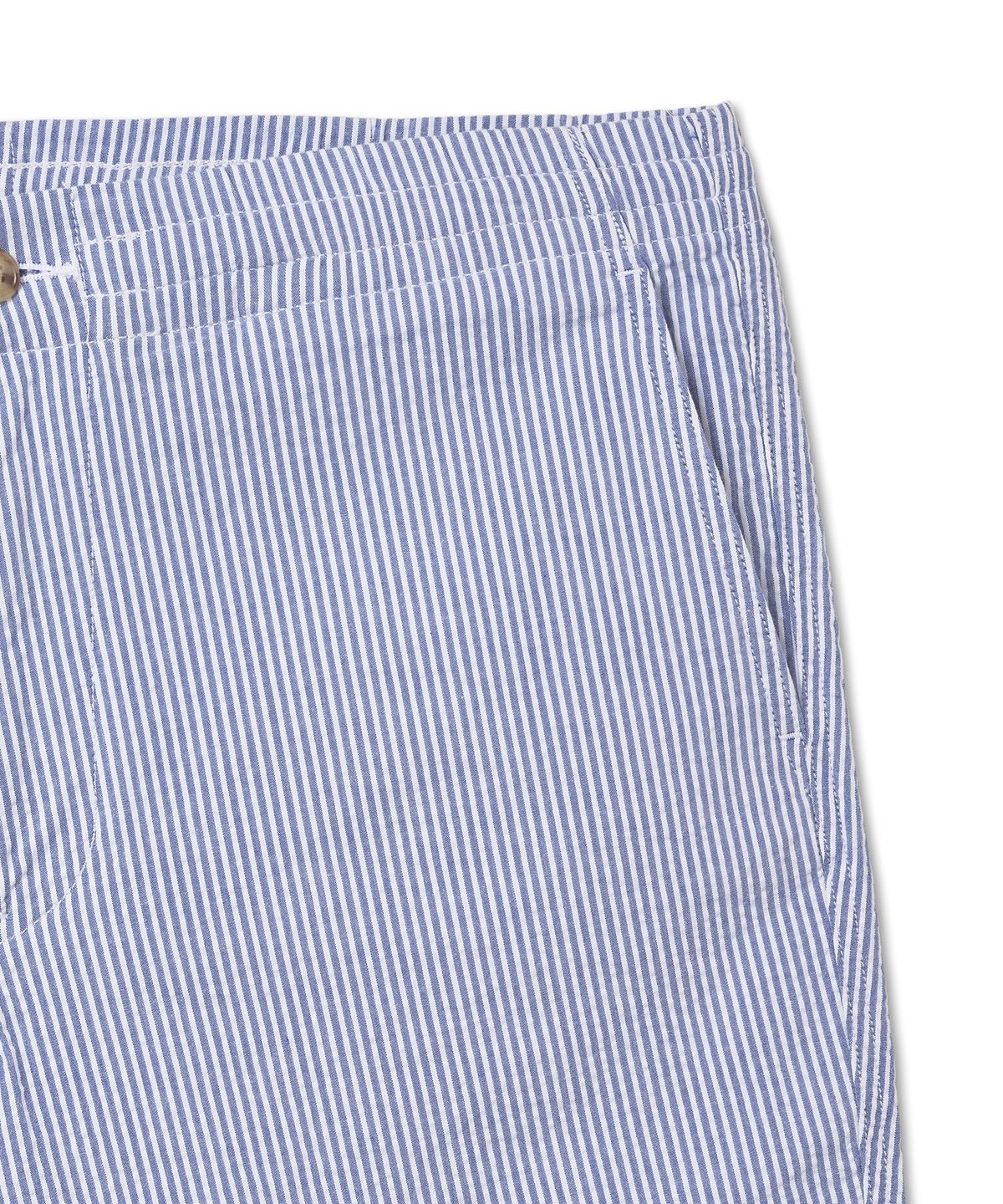 폴로 랄프 로렌(POLO RALPH LAUREN) 폴로 프렙스터 시어서커 쇼트 - 블루