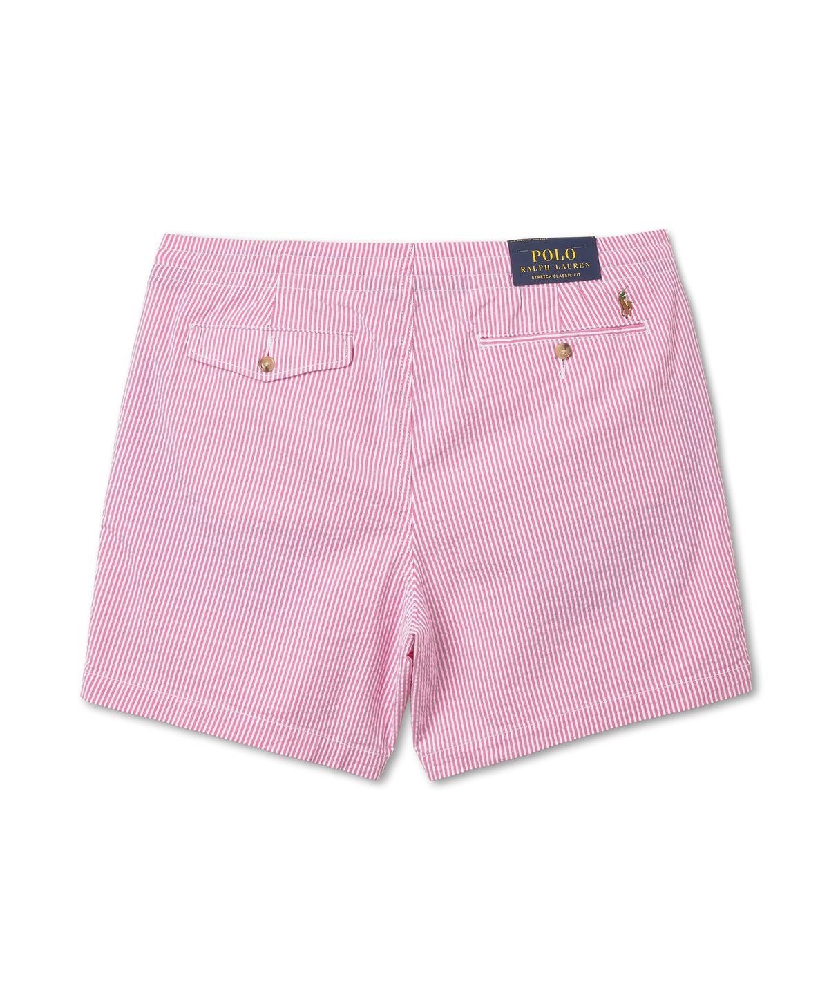 폴로 랄프 로렌(POLO RALPH LAUREN) 폴로 프렙스터 시어서커 쇼트 - 핑크